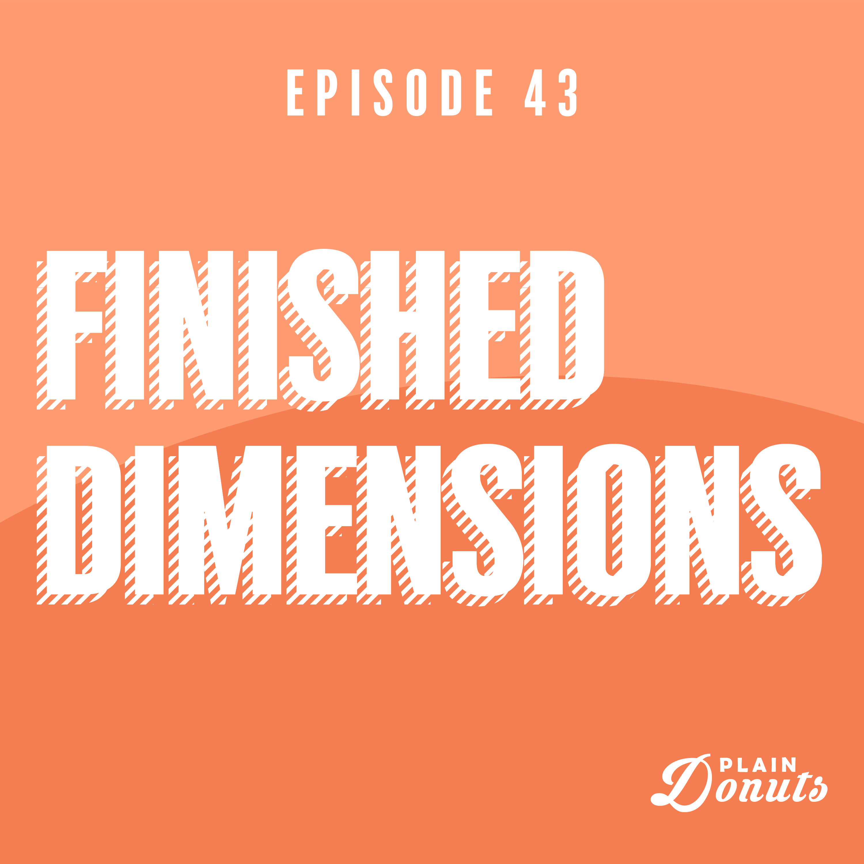 Finished Dimensions