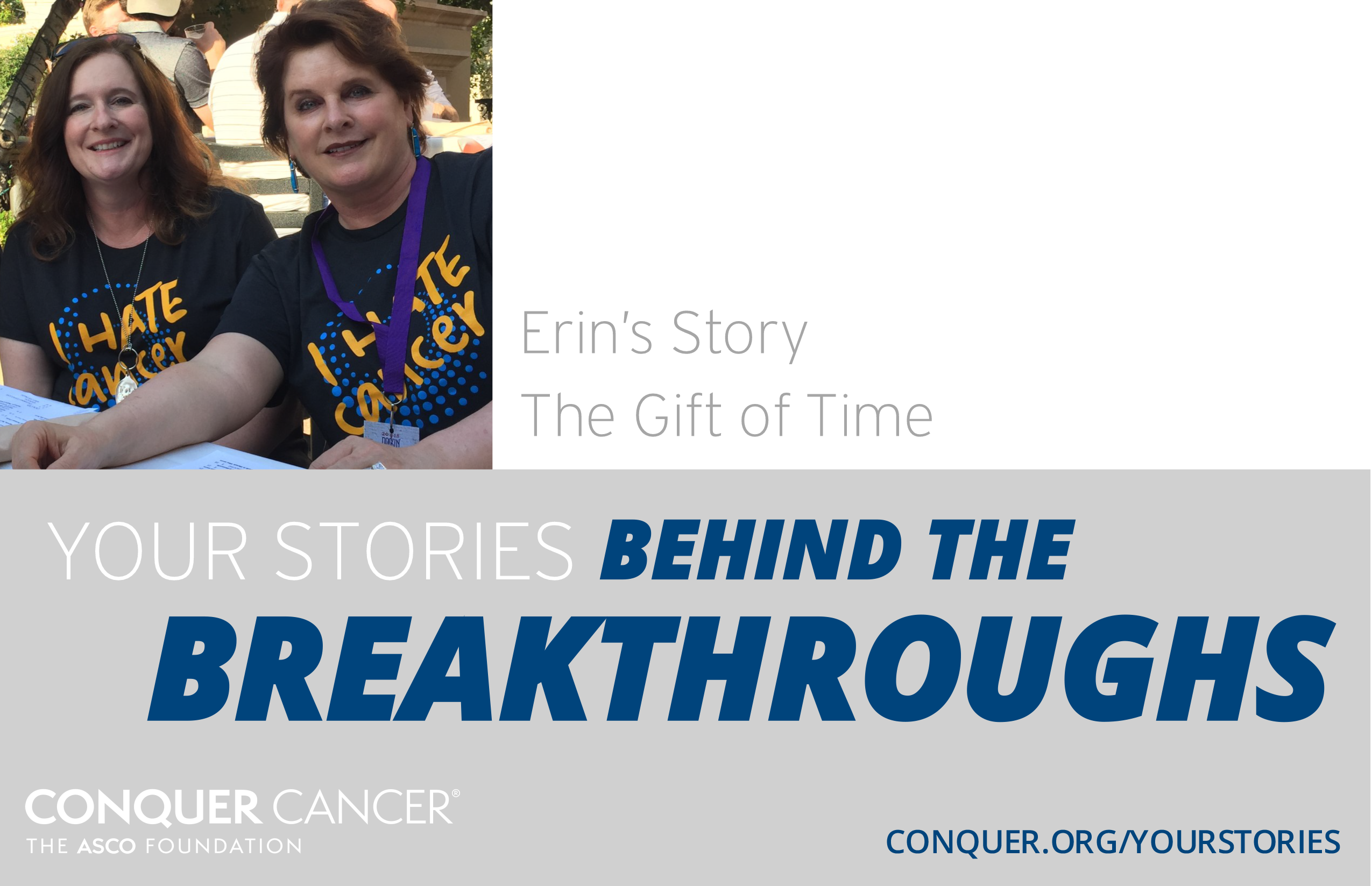 The Gift of Time | Conquer Cancer, the ASCO Foundation