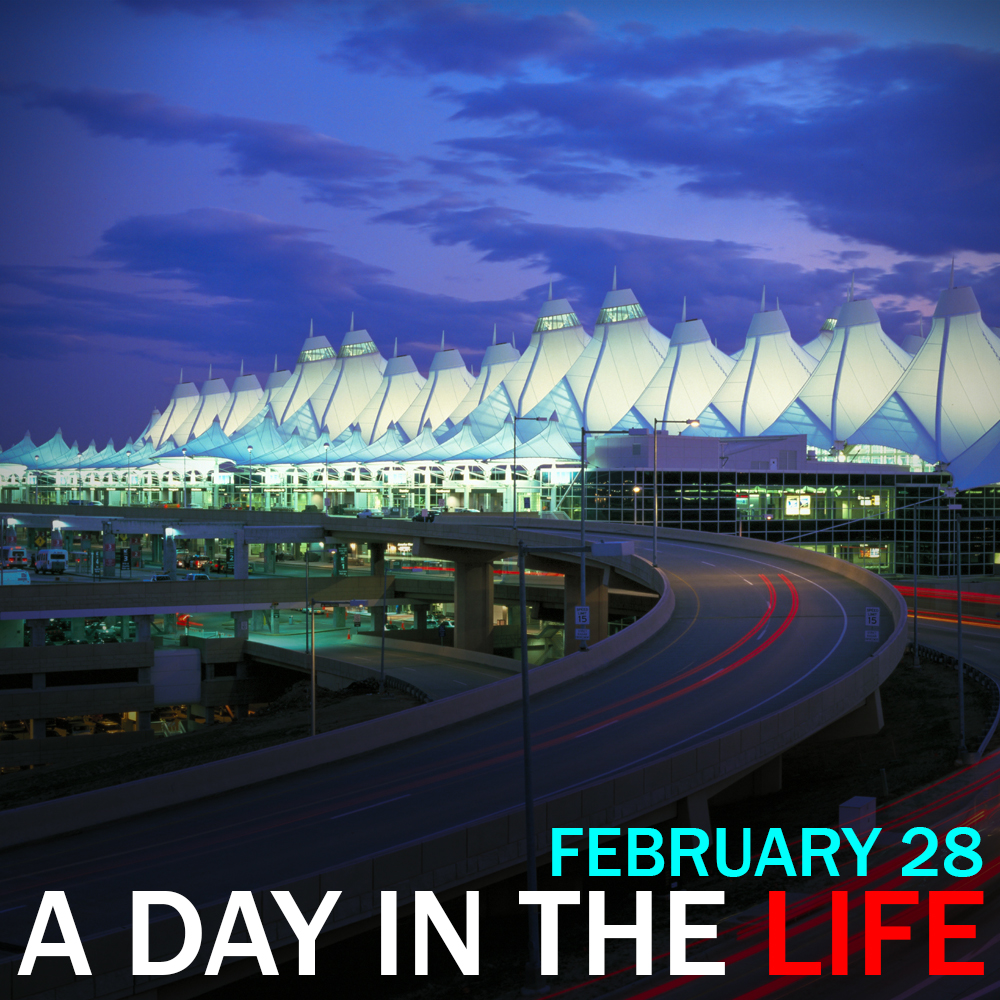 Denver International Airport Opens: "A Day in the Life" for February 28