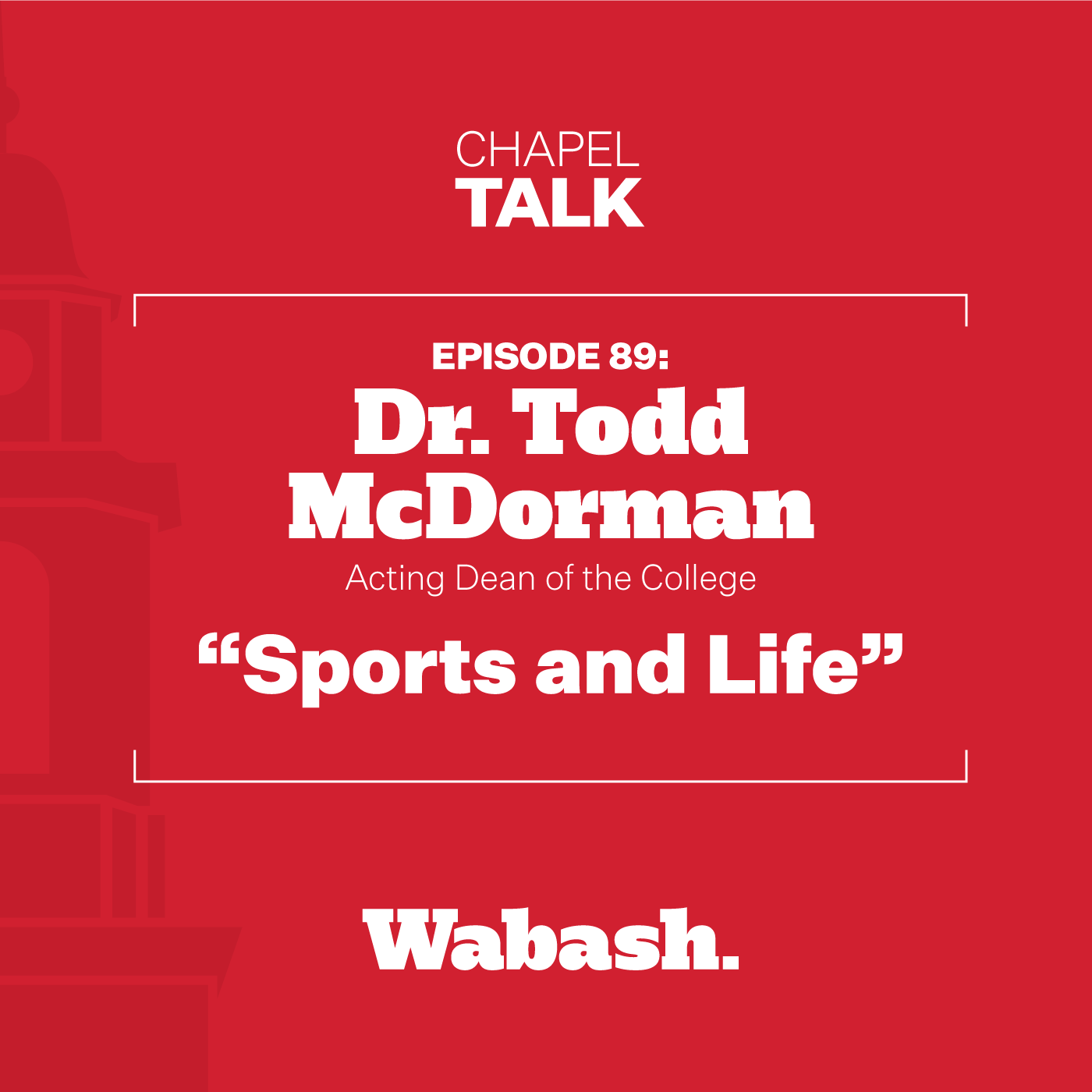Dr. Todd McDorman