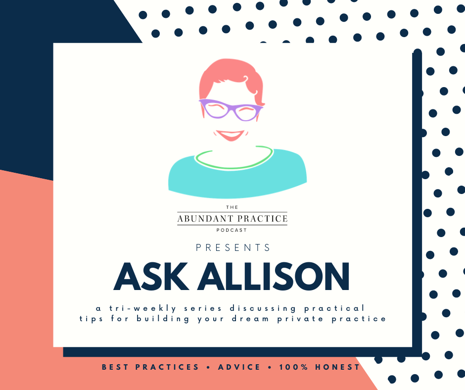 Ask Allison Episode #:99 Let's Get Started