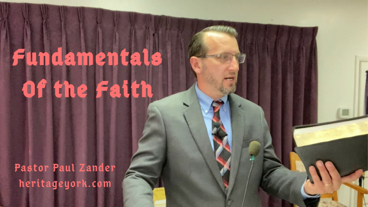 Fundamentals of the Faith
