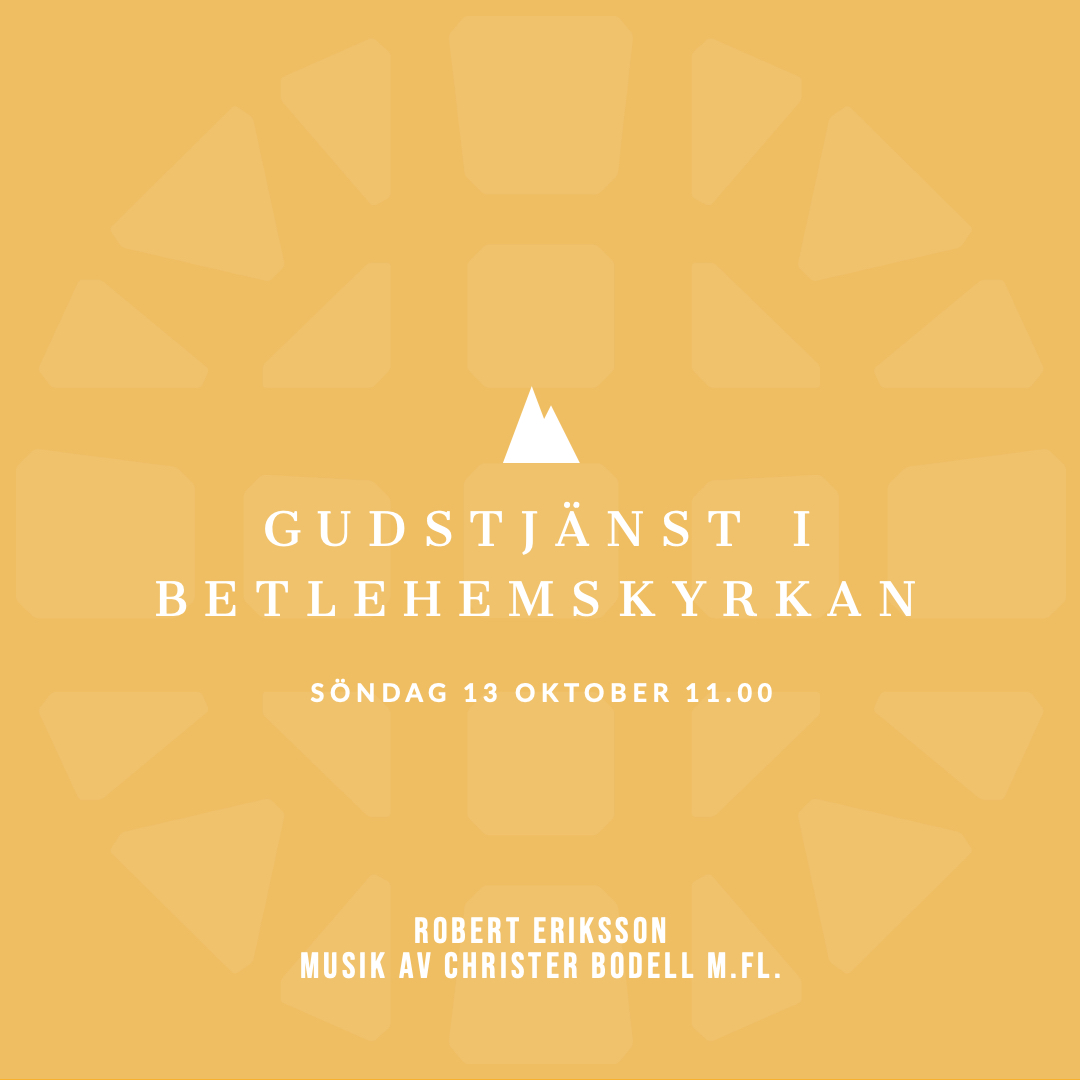 Predikan 13 oktober 2019