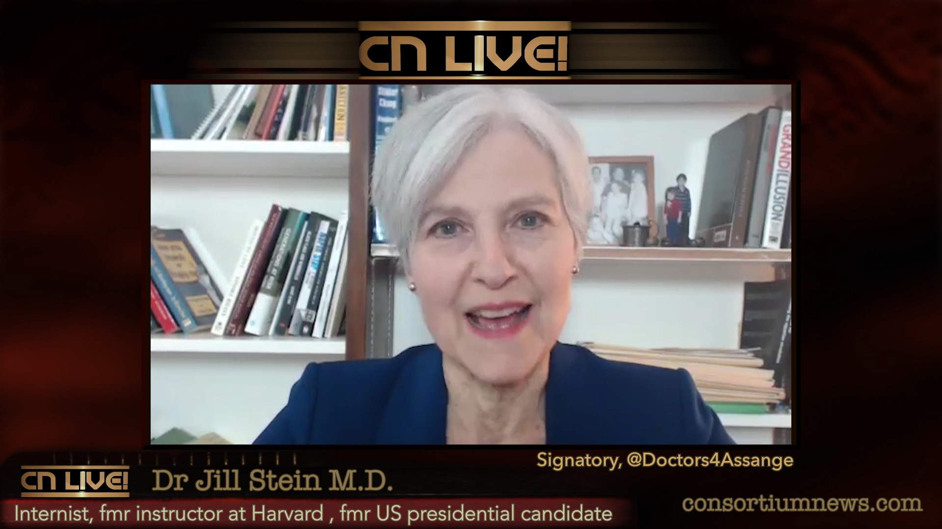CN Live! Season 2 Episode 3: Dr Jill Stein joins Doctors for Assange