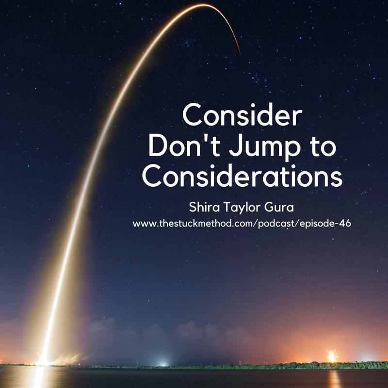 cover of episode 046: Consider Don't Jump to Conclusions