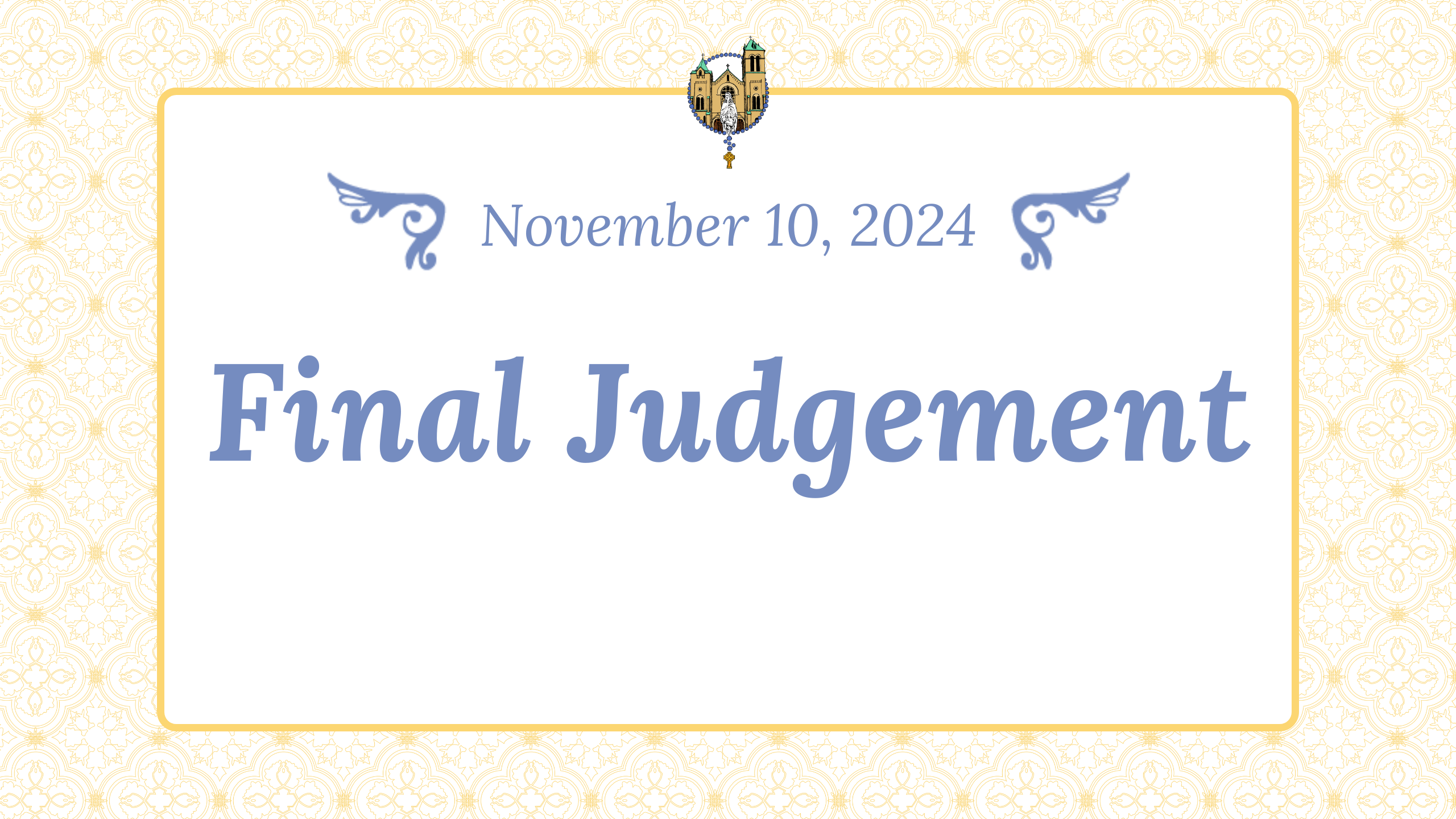 Nov 10 - Final Judgement