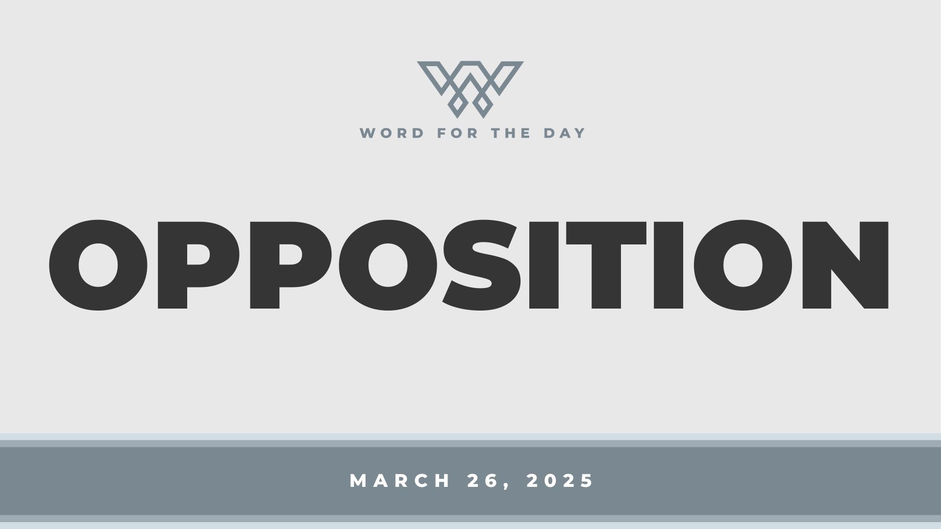 Opposition