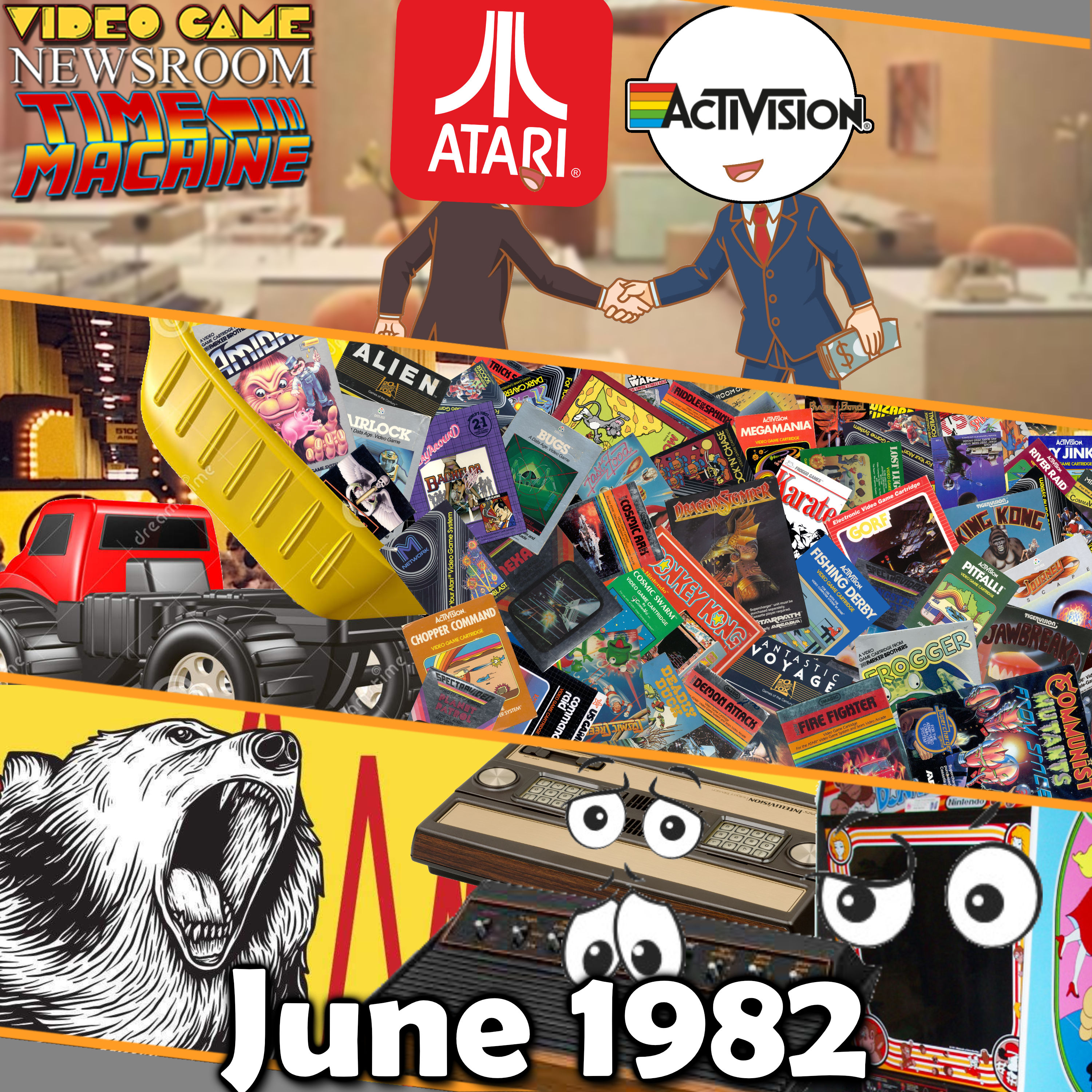 Video Game Newsroom Time Machine