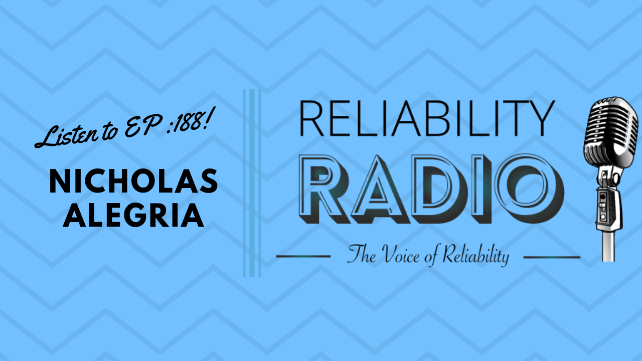 Reliability Radio EP 188: Interview With Nicholas Alegria