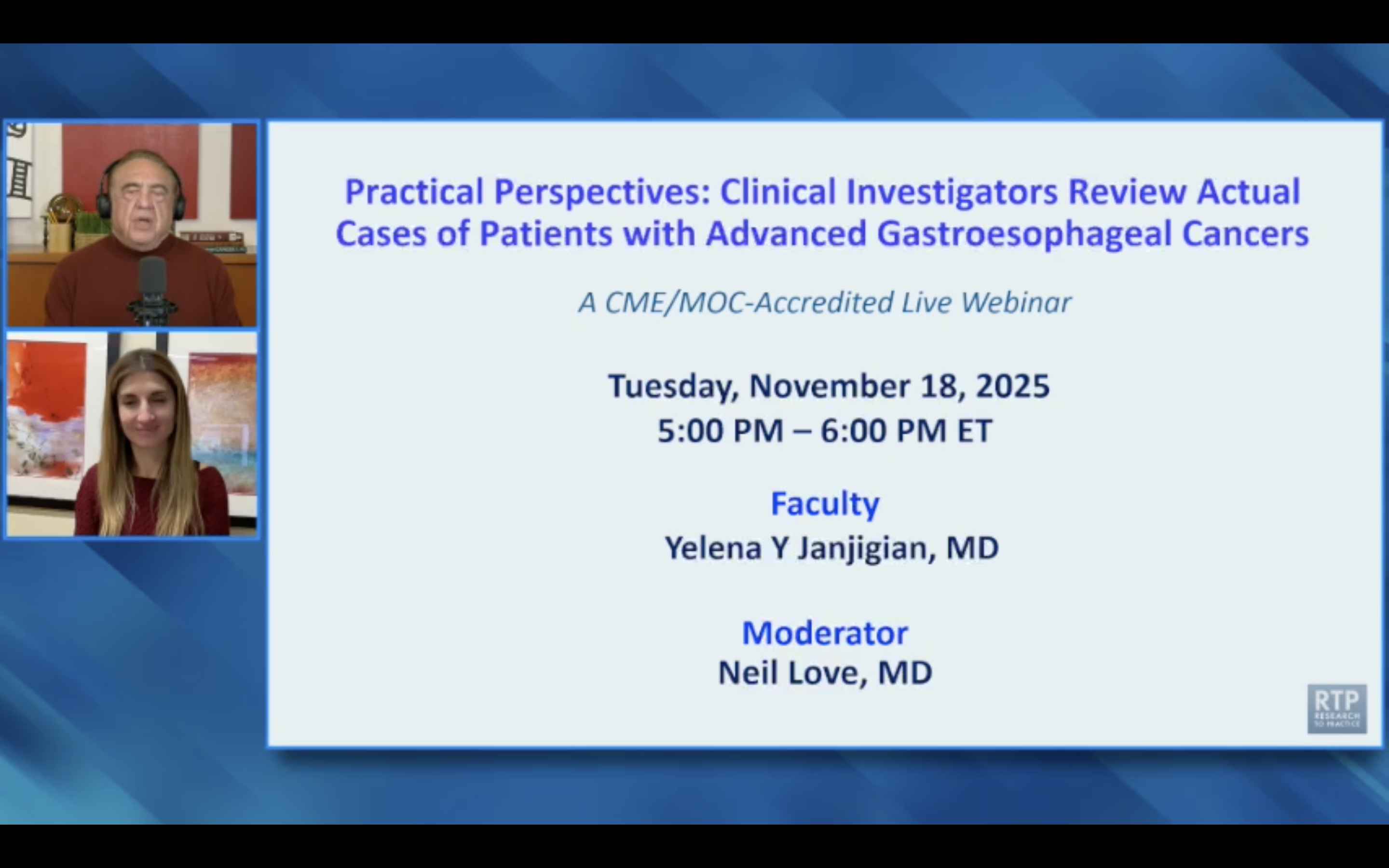 Advanced Gastroesophageal Cancers — Expert Perspectives on Actual Patient Cases: Part 2 of 2