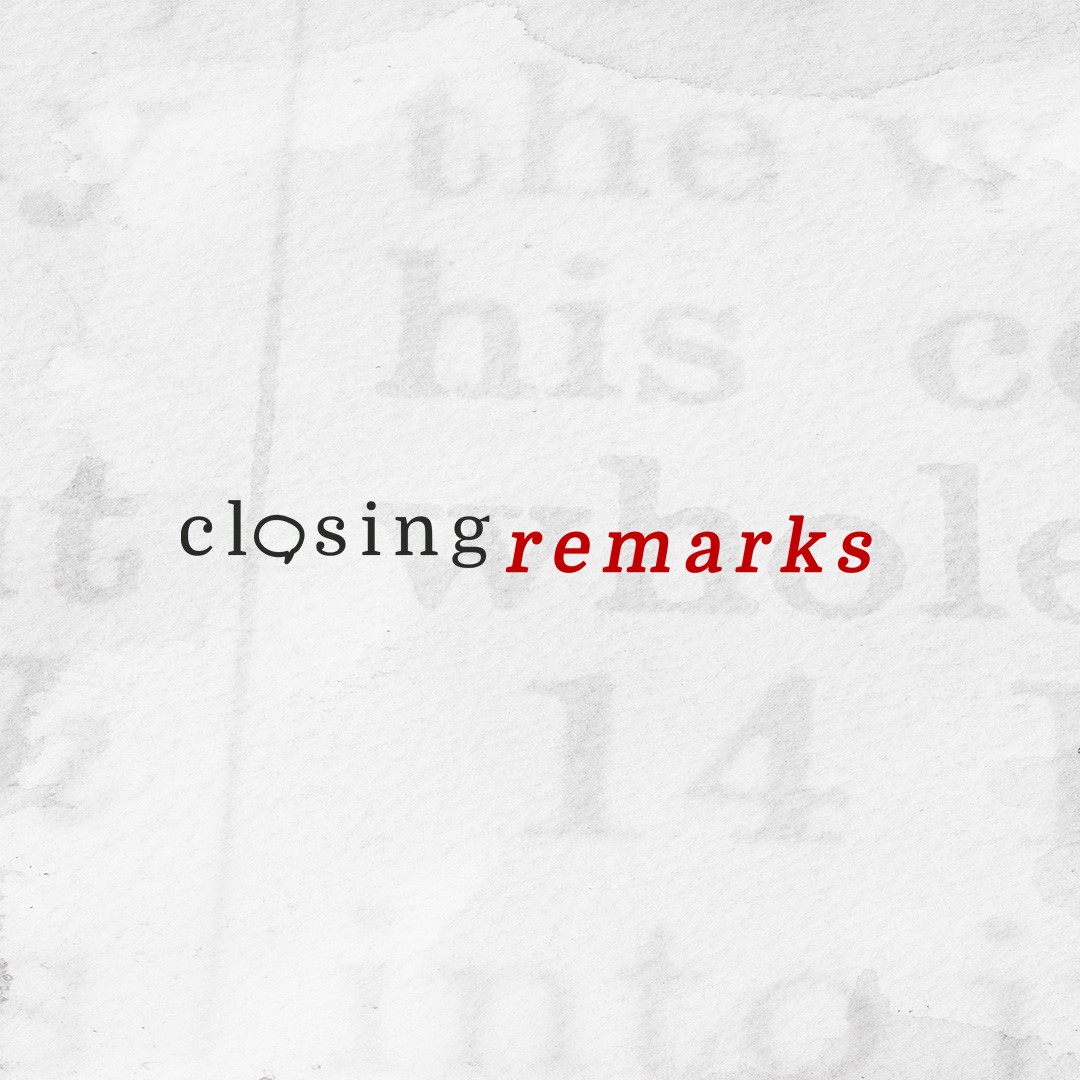 Closing Remarks | Week 2