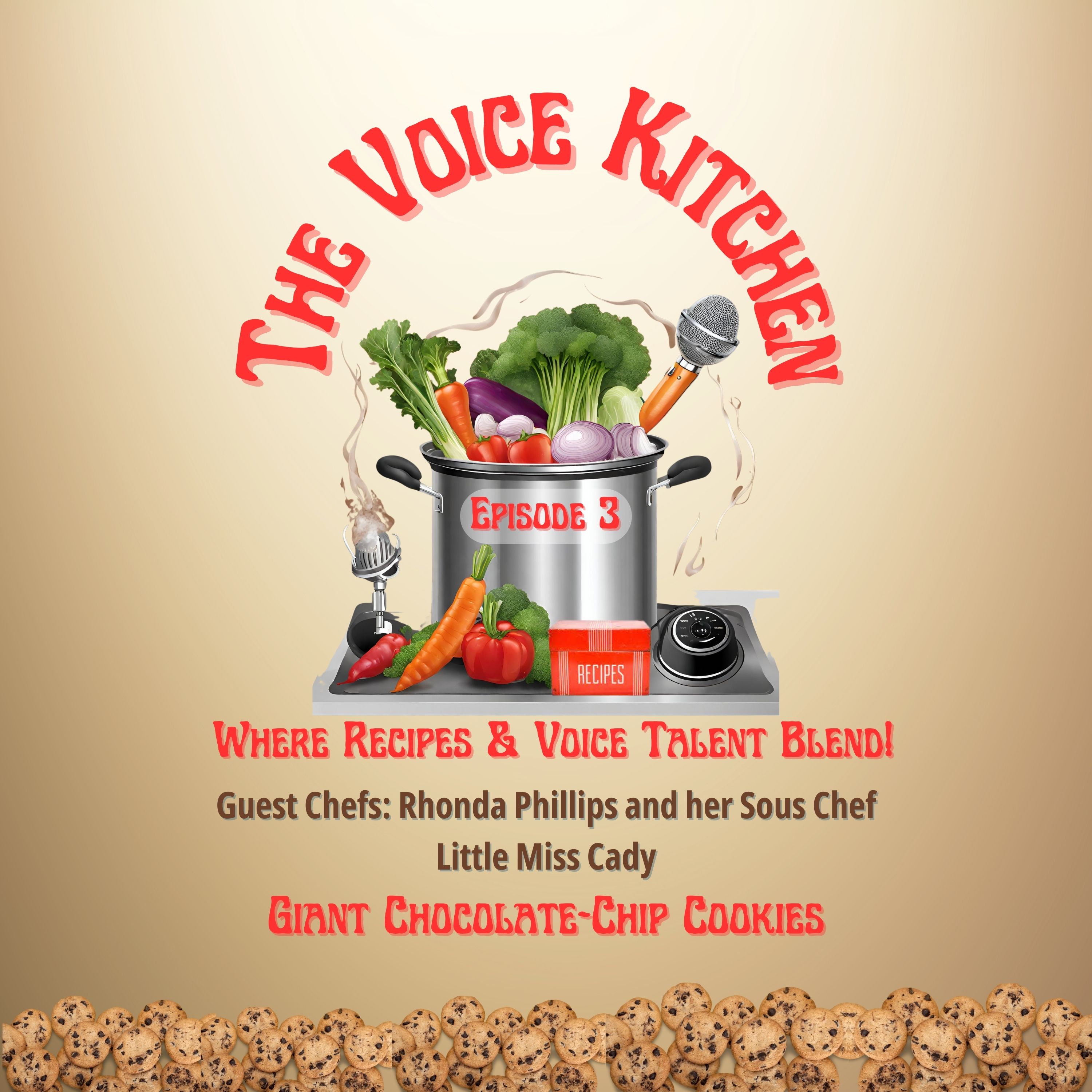 The Voice Kitchen: where recipes & voice talent blend!