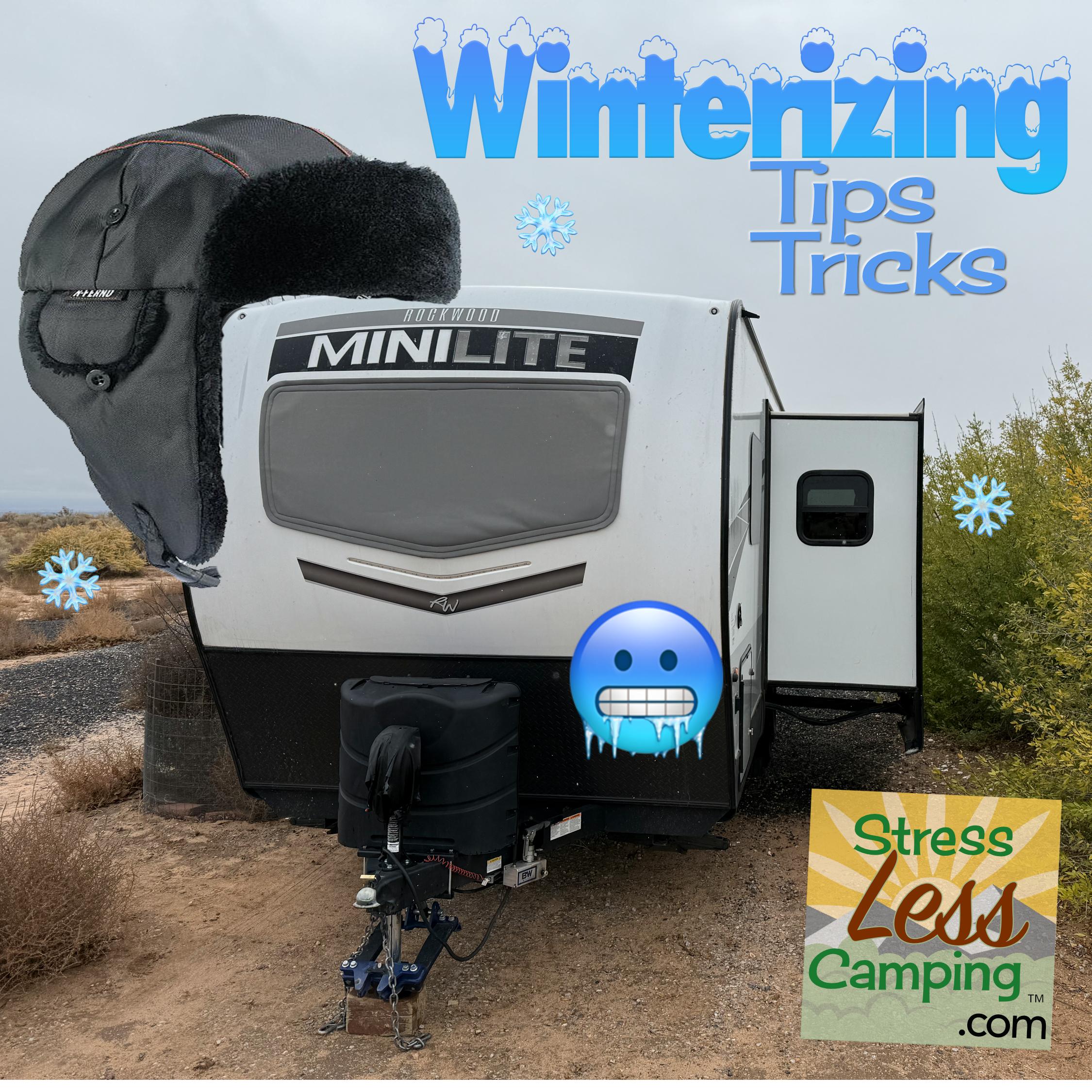 RV winterizing tips for StressLess Camping