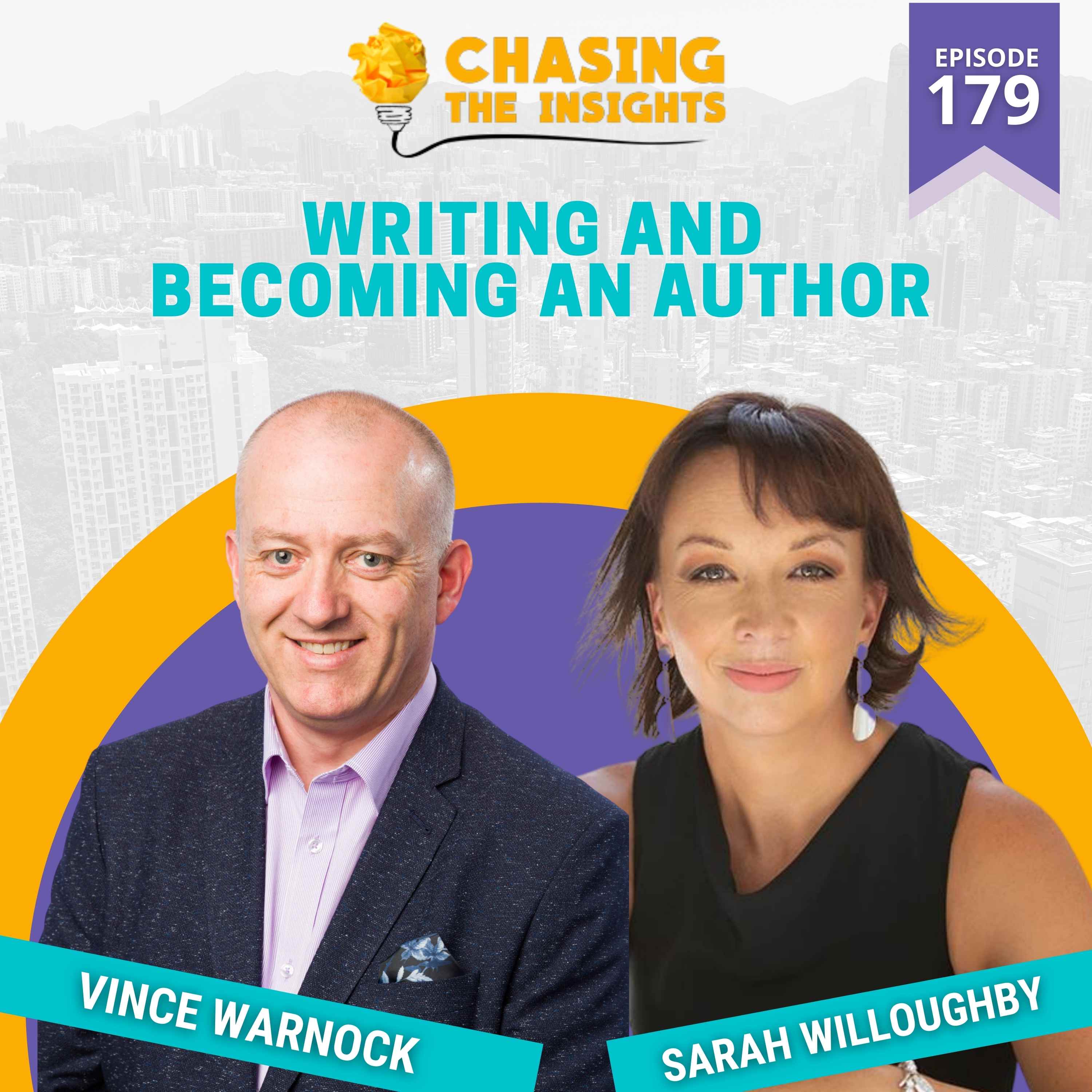 EP179 - Sarah Willoughby on writing and becoming an author