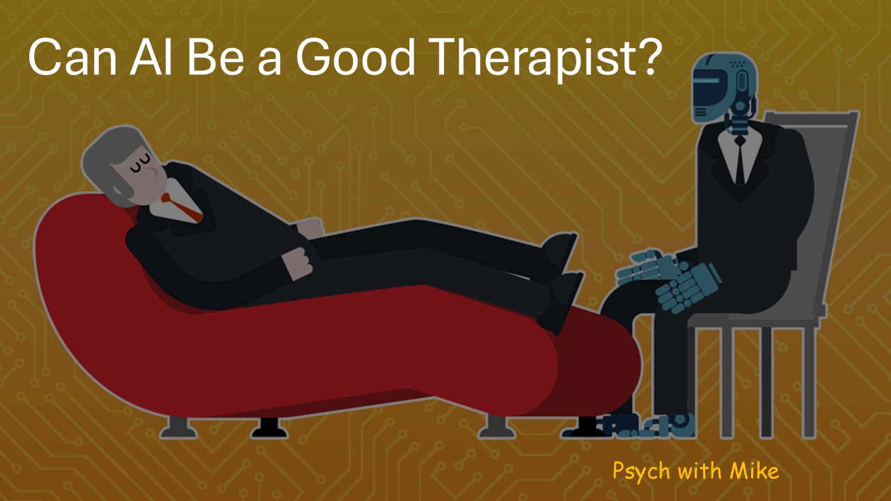 Can AI be a Good Therapist?