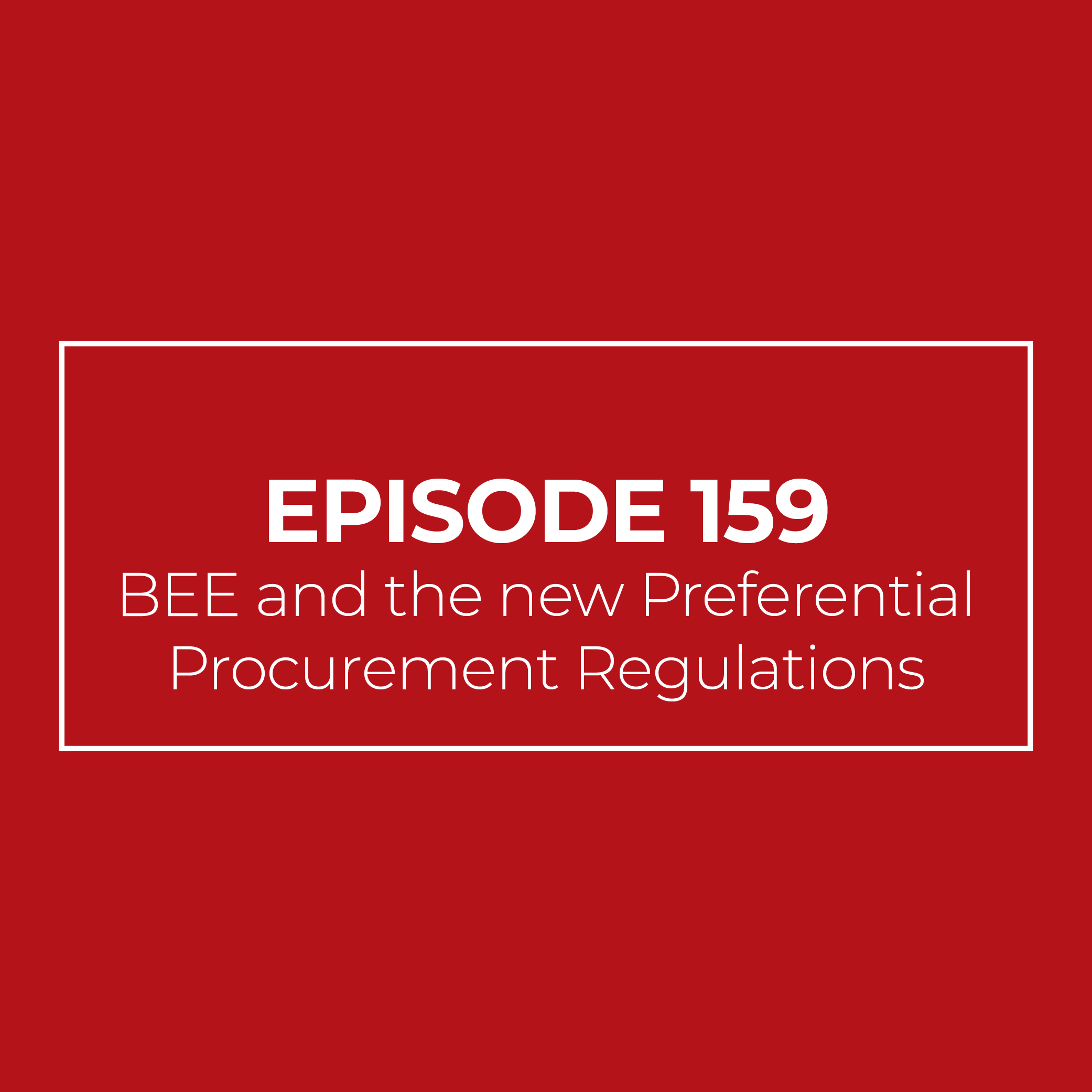 BEE and the new Preferential Procurement Regulations