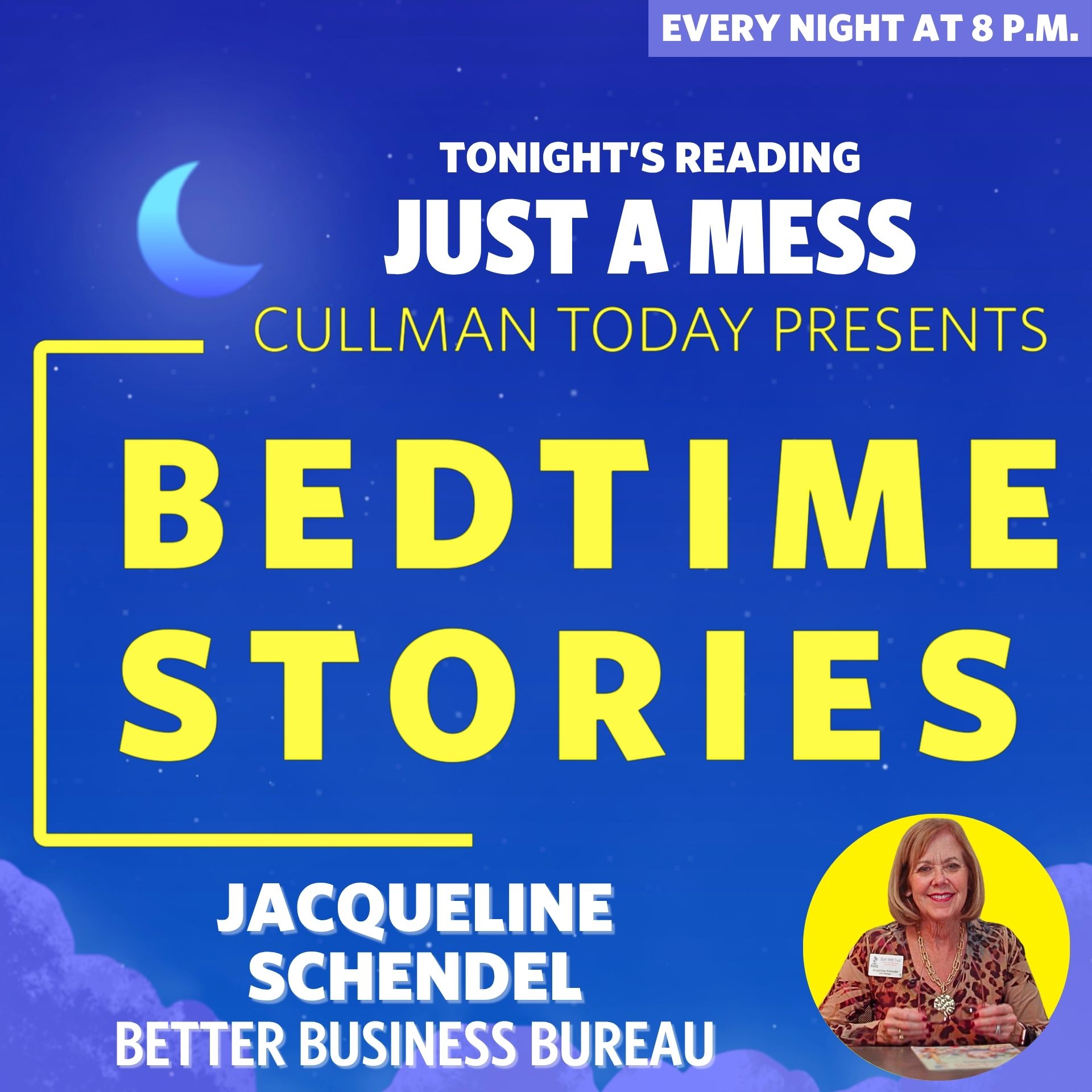 Bedtime Stories – Jacqueline Schendel reads Just A Mess