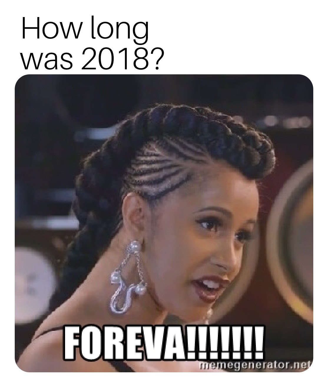2018 took FOREVER!