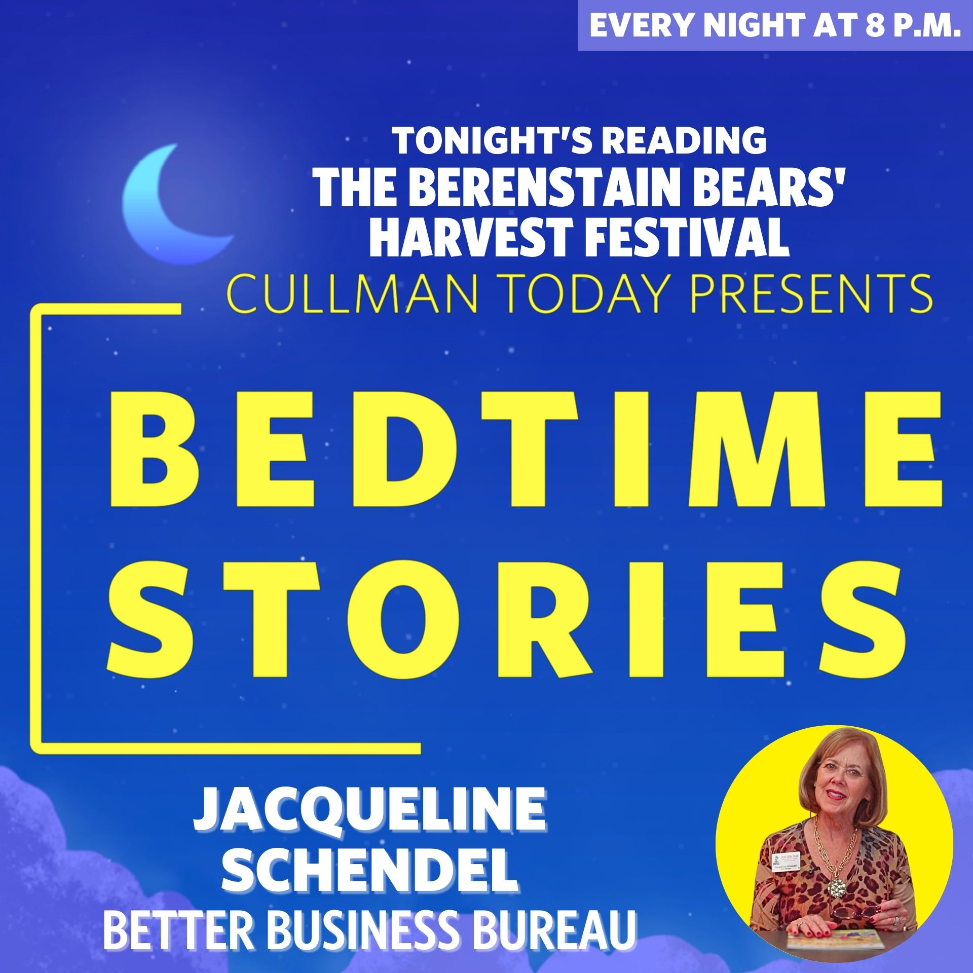 Bedtime Stories – Jacqueline Schendel reads The Berenstain Bears' Harvest Festival