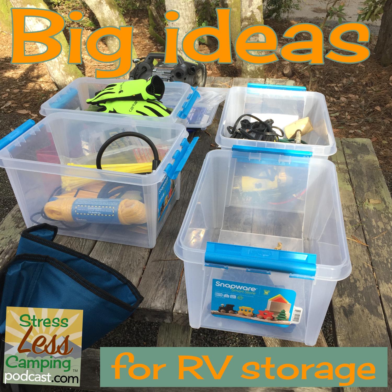 Big ideas for storage in small RVs