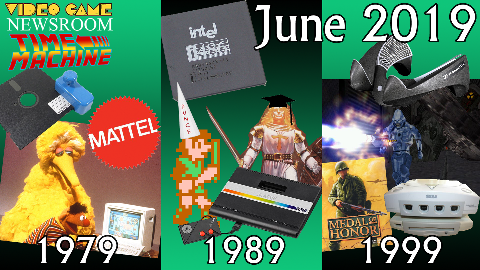 Video Game Newsroom Time Machine