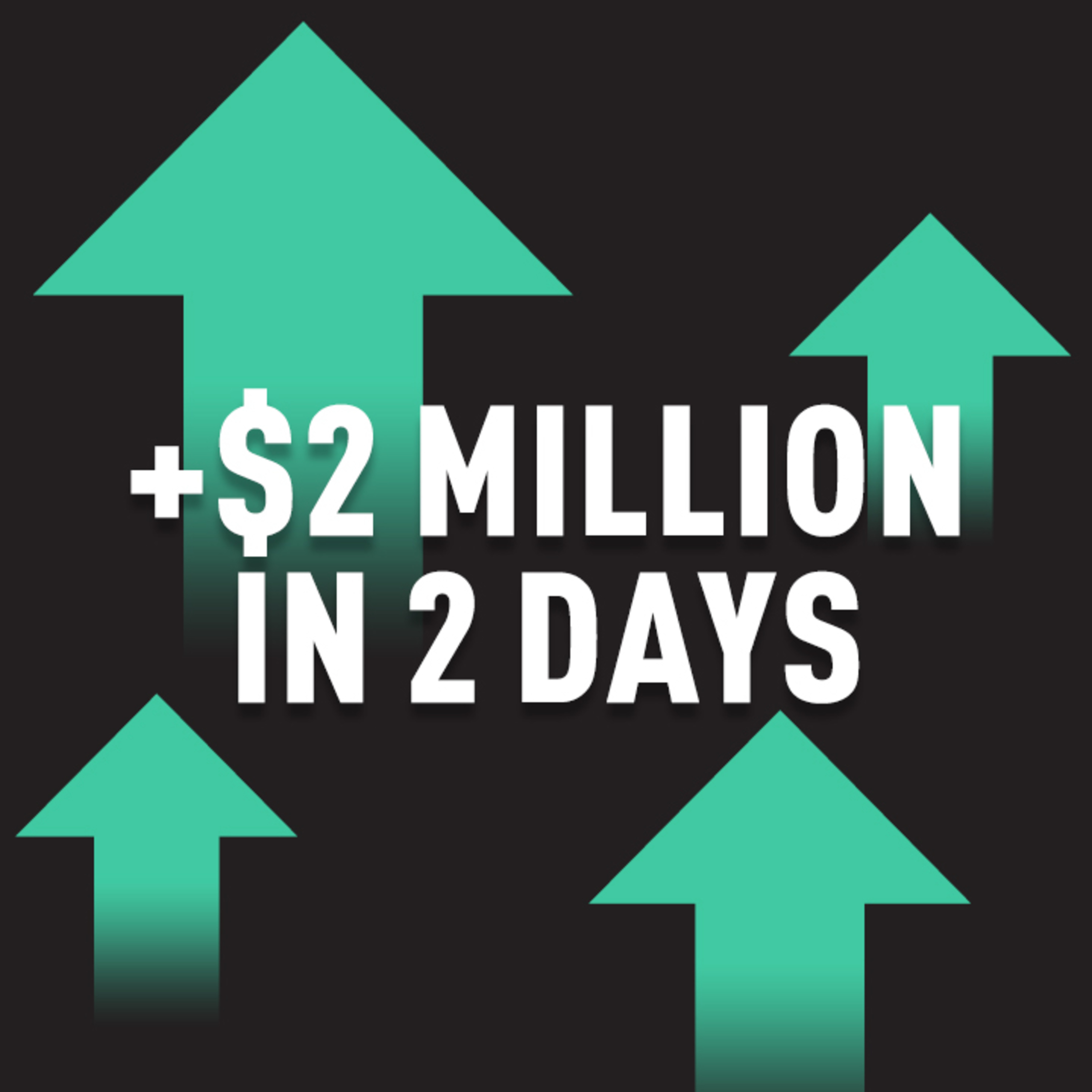 Up $2 Million in 2 Days! Should we take profits or let it ride??