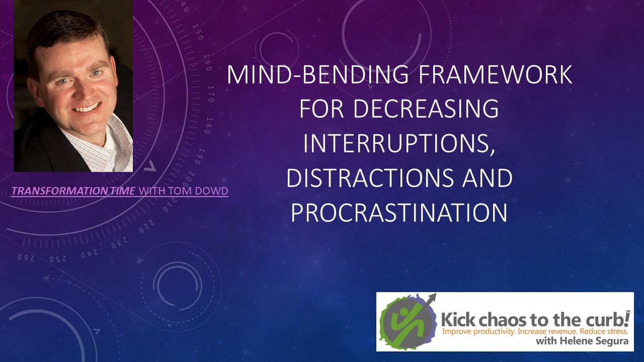 Your Time Management Revolution - productivity tips from The Inefficiency Assassin, Helene Segura