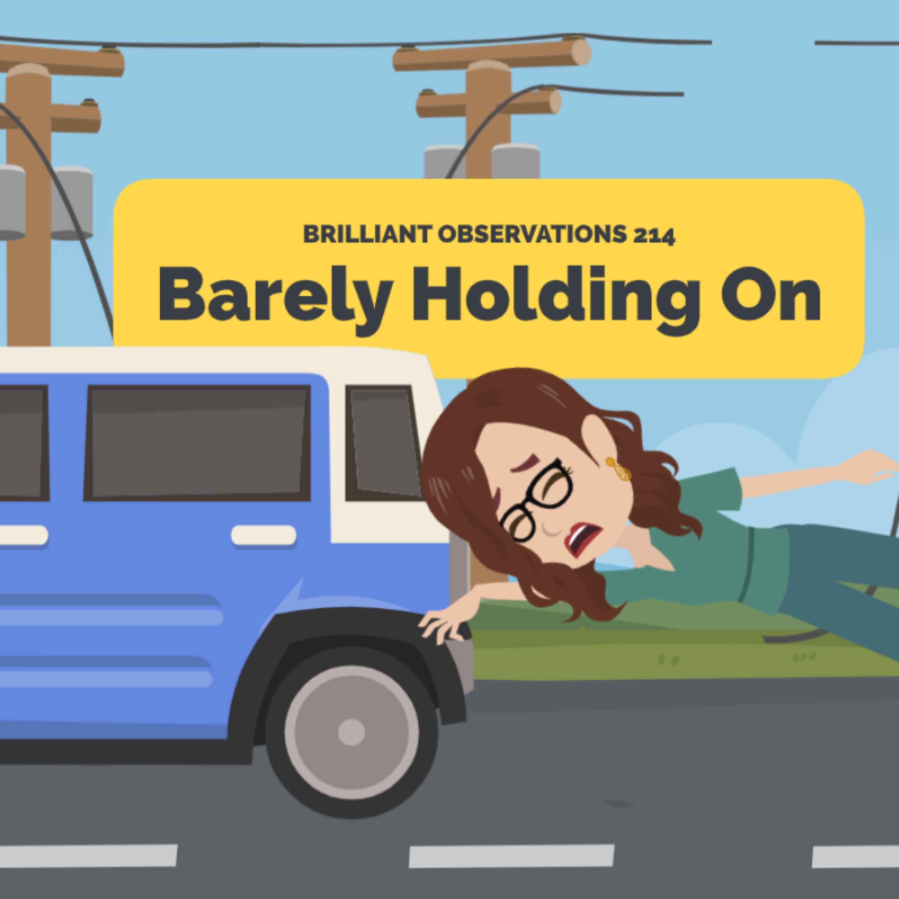 Barely Holding On  |  Brilliant Observations 214