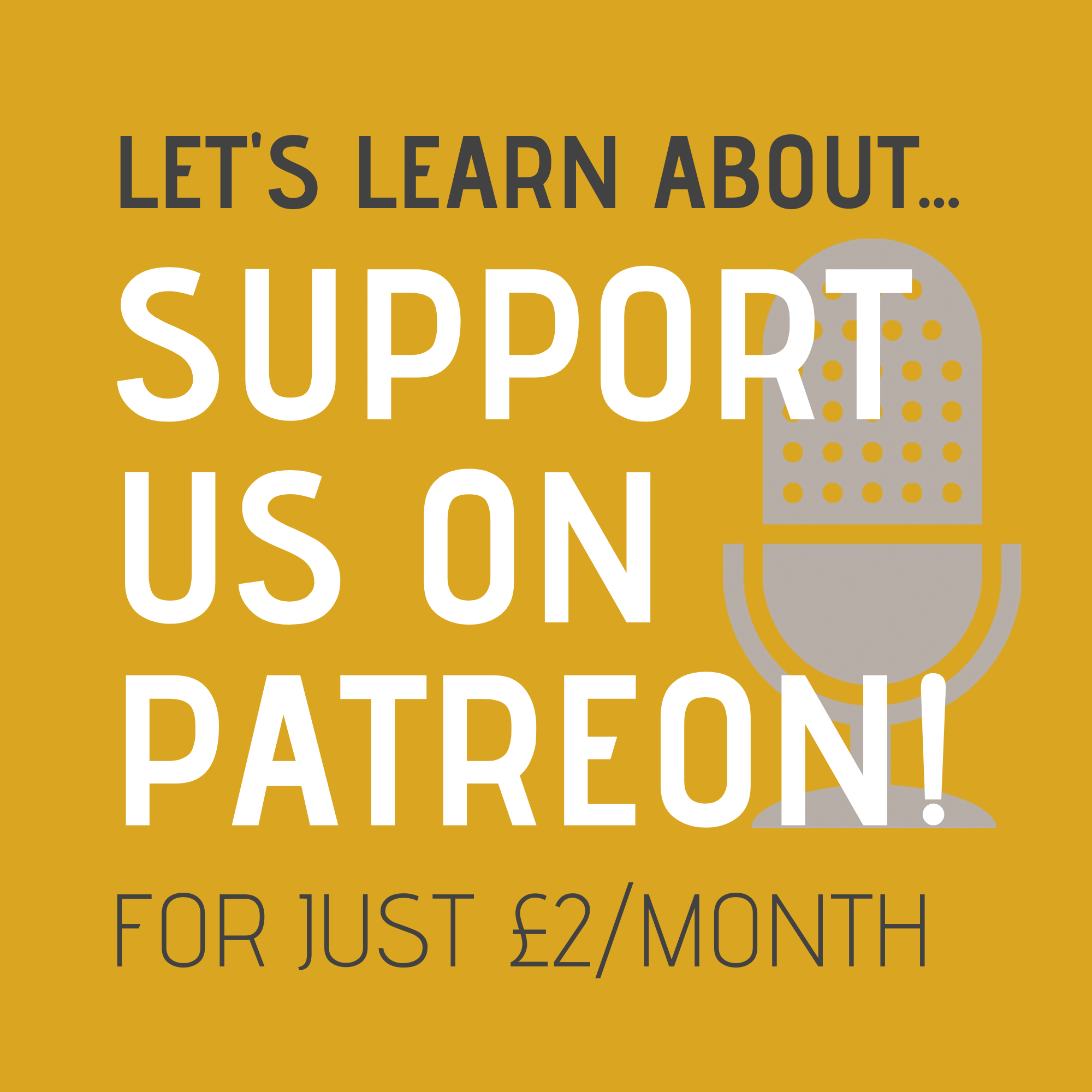 Announcement: We're on Patreon!