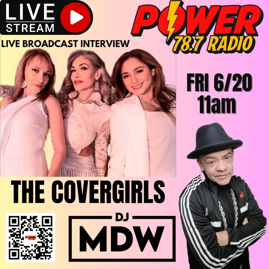 Power 78.7 Radio interview with The Covergirls - DJ MDW live #freestyle #eighties #classics