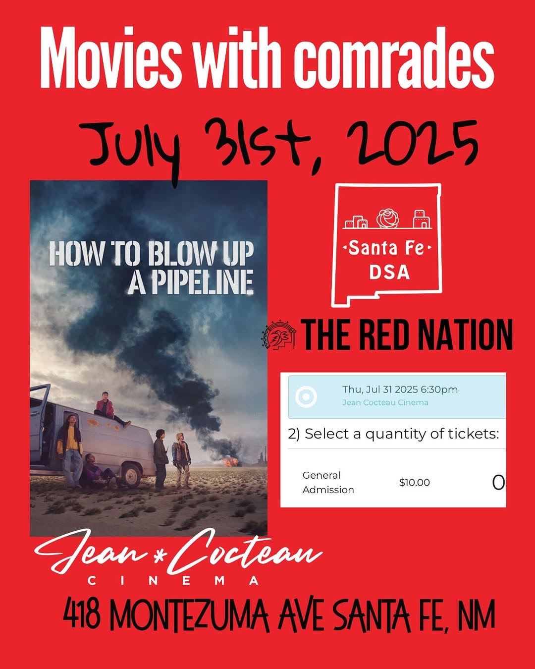 Movies with Comrades: How to Blow Up a Pipeline