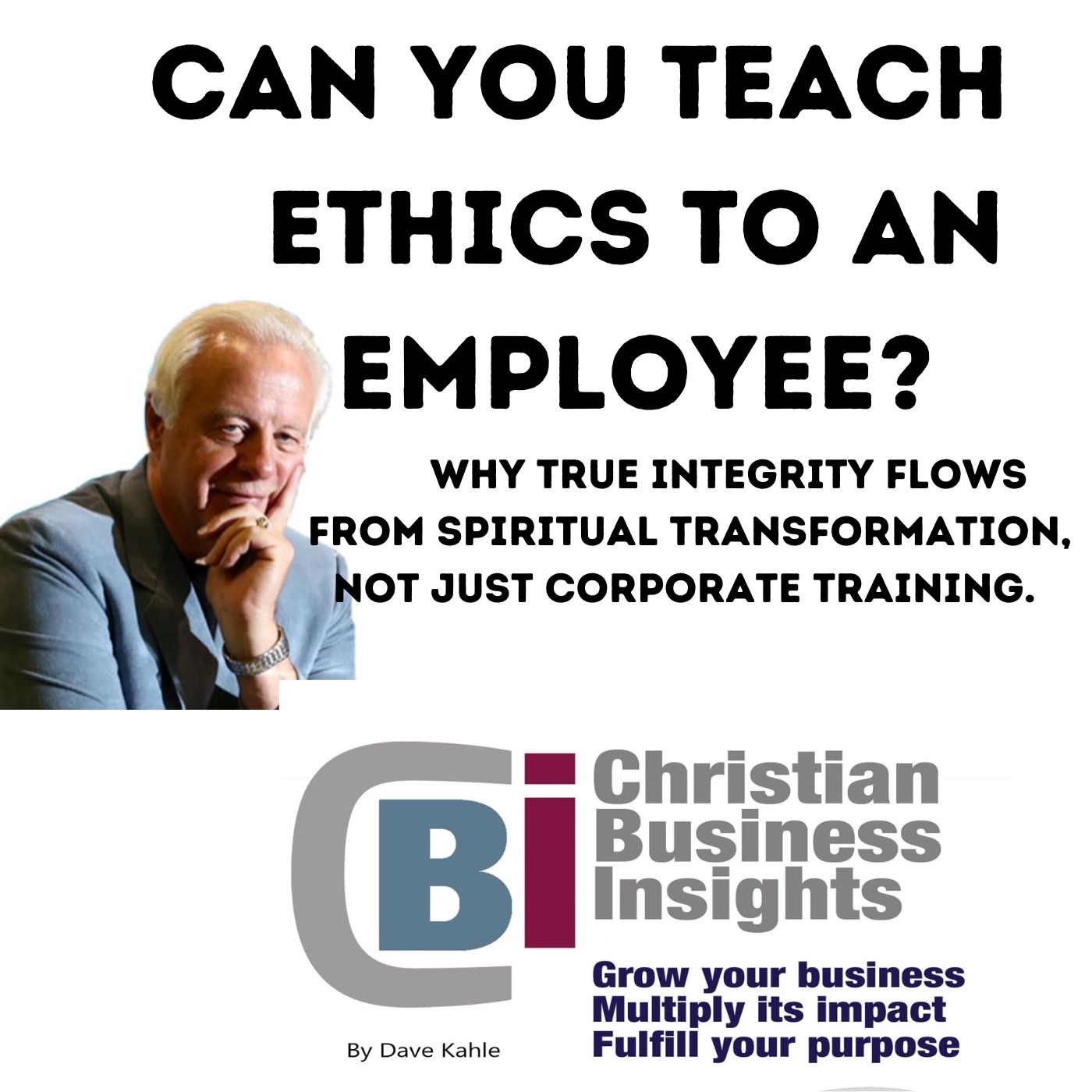Can you teach ethics to an employee?