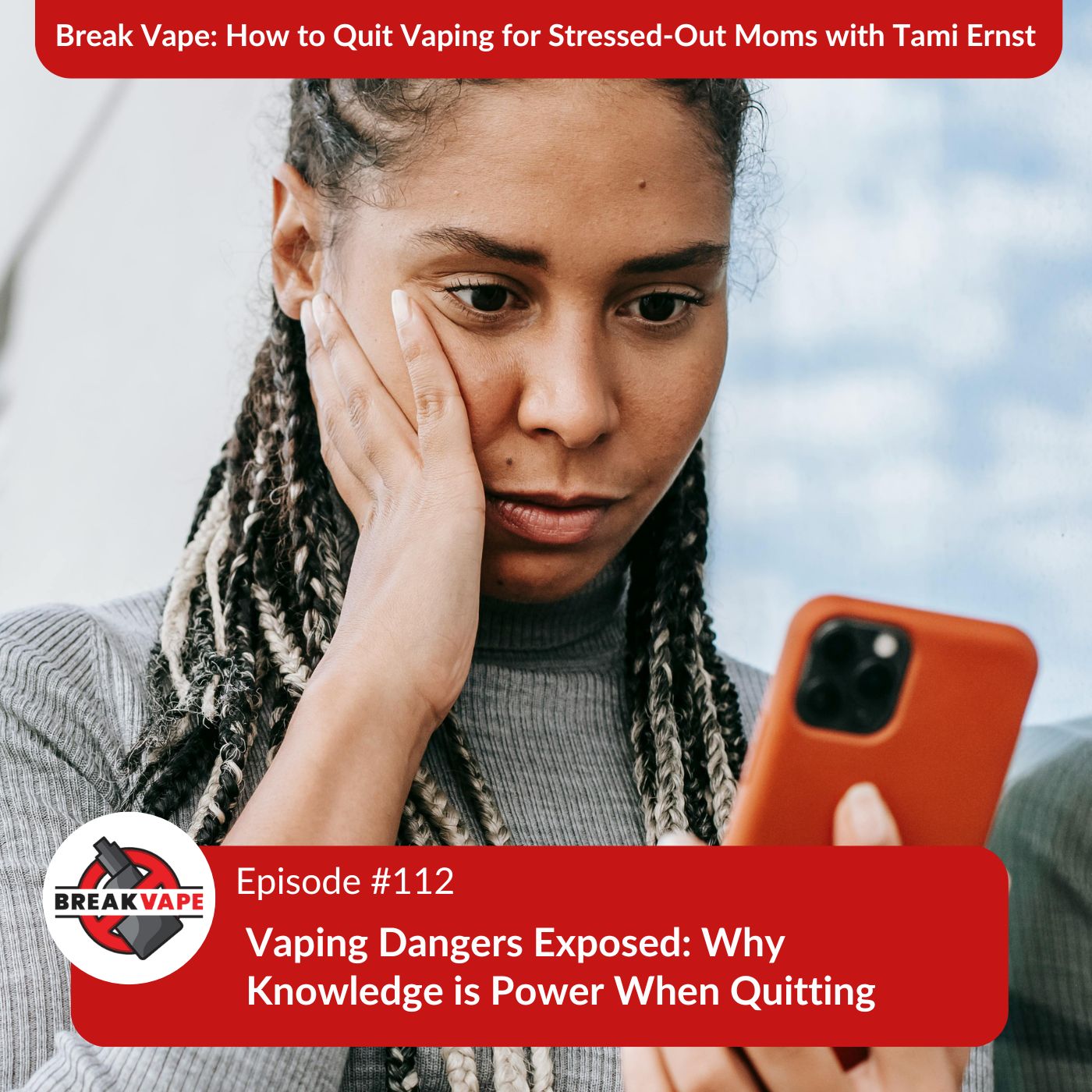 cover of episode 112. Vaping Dangers Exposed: Why Knowledge is Power When Quitting
