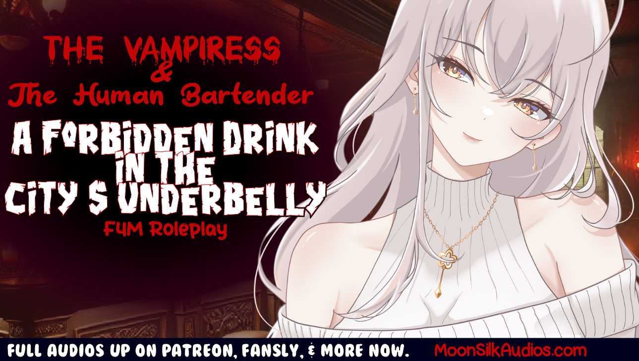 [F4M] Blood & Bourbon | Vampiress x Mysterious Bartender | Urban Fantasy ASMR