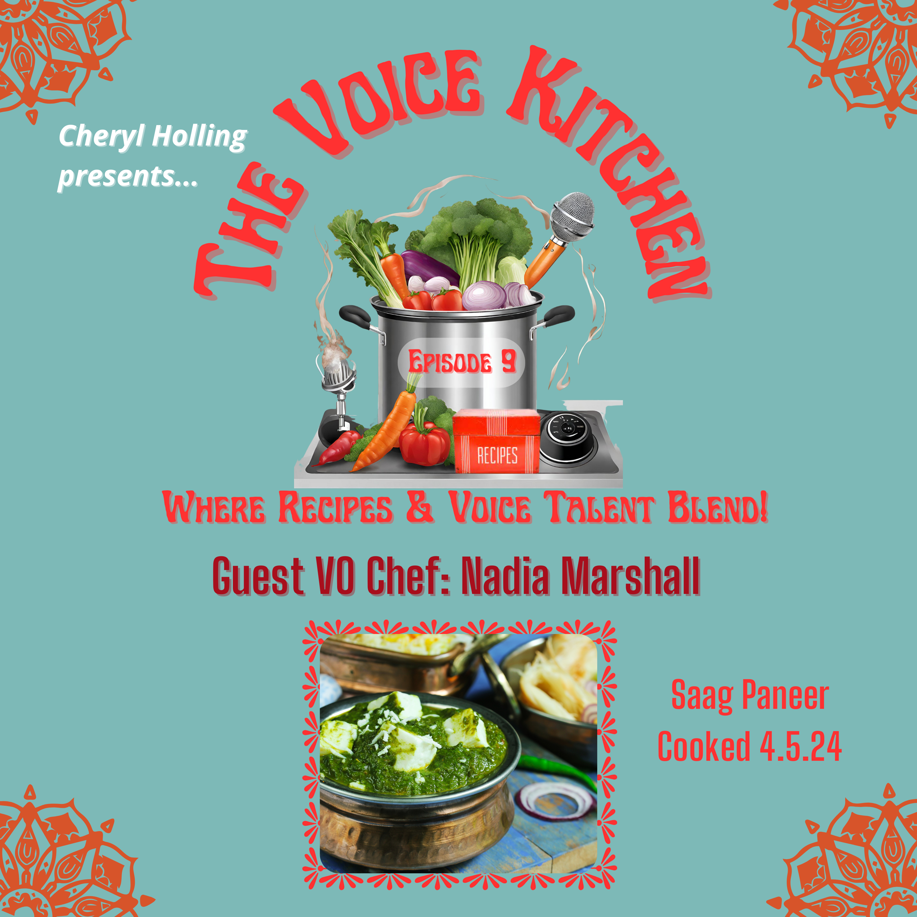 The Voice Kitchen: where recipes & voice talent blend!