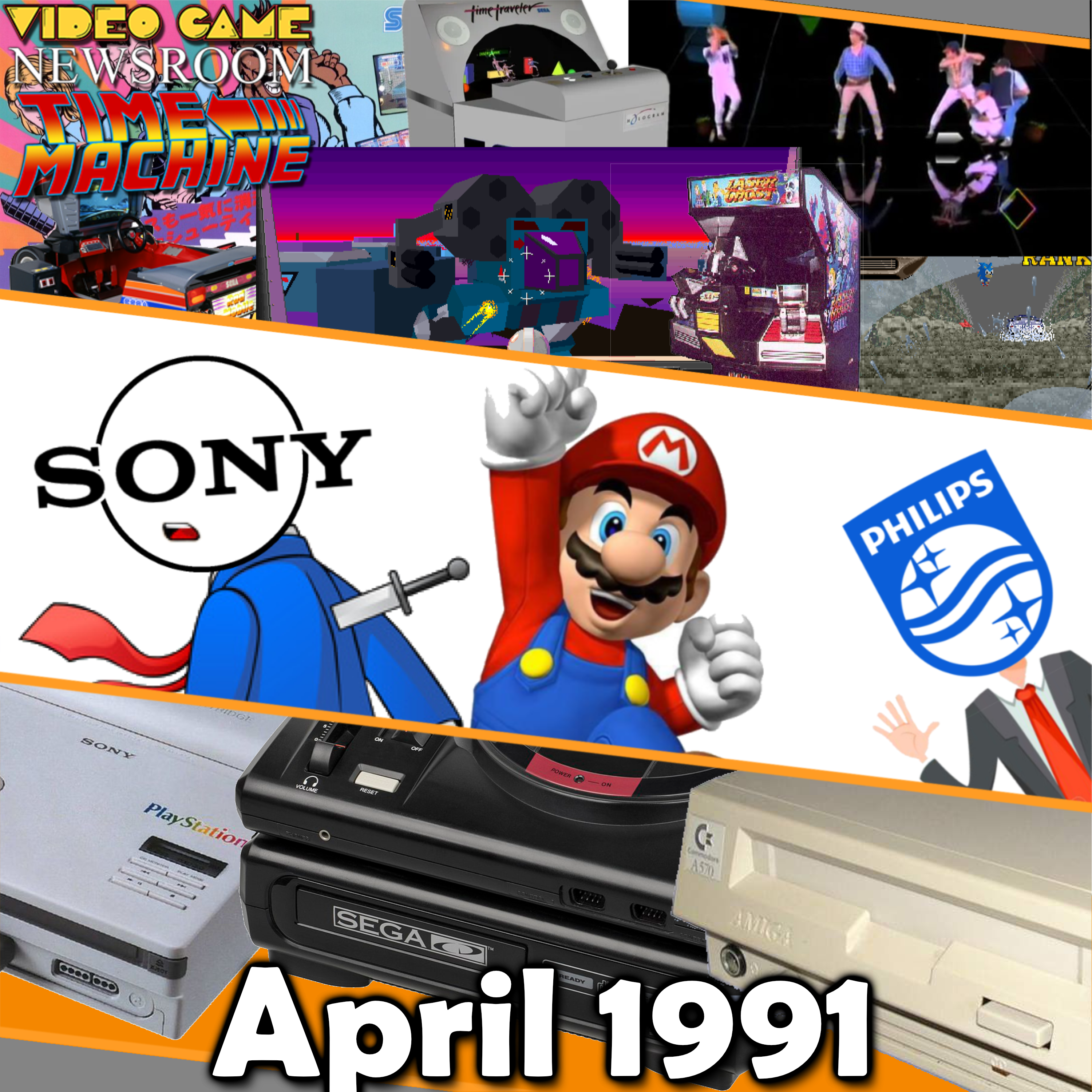 Video Game Newsroom Time Machine
