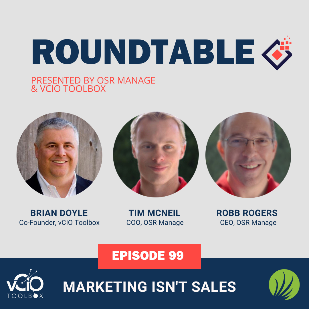 cover of episode Roundtable – Marketing Isn't Sales