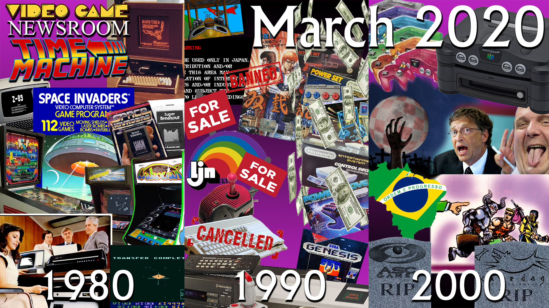 Video Game Newsroom Time Machine