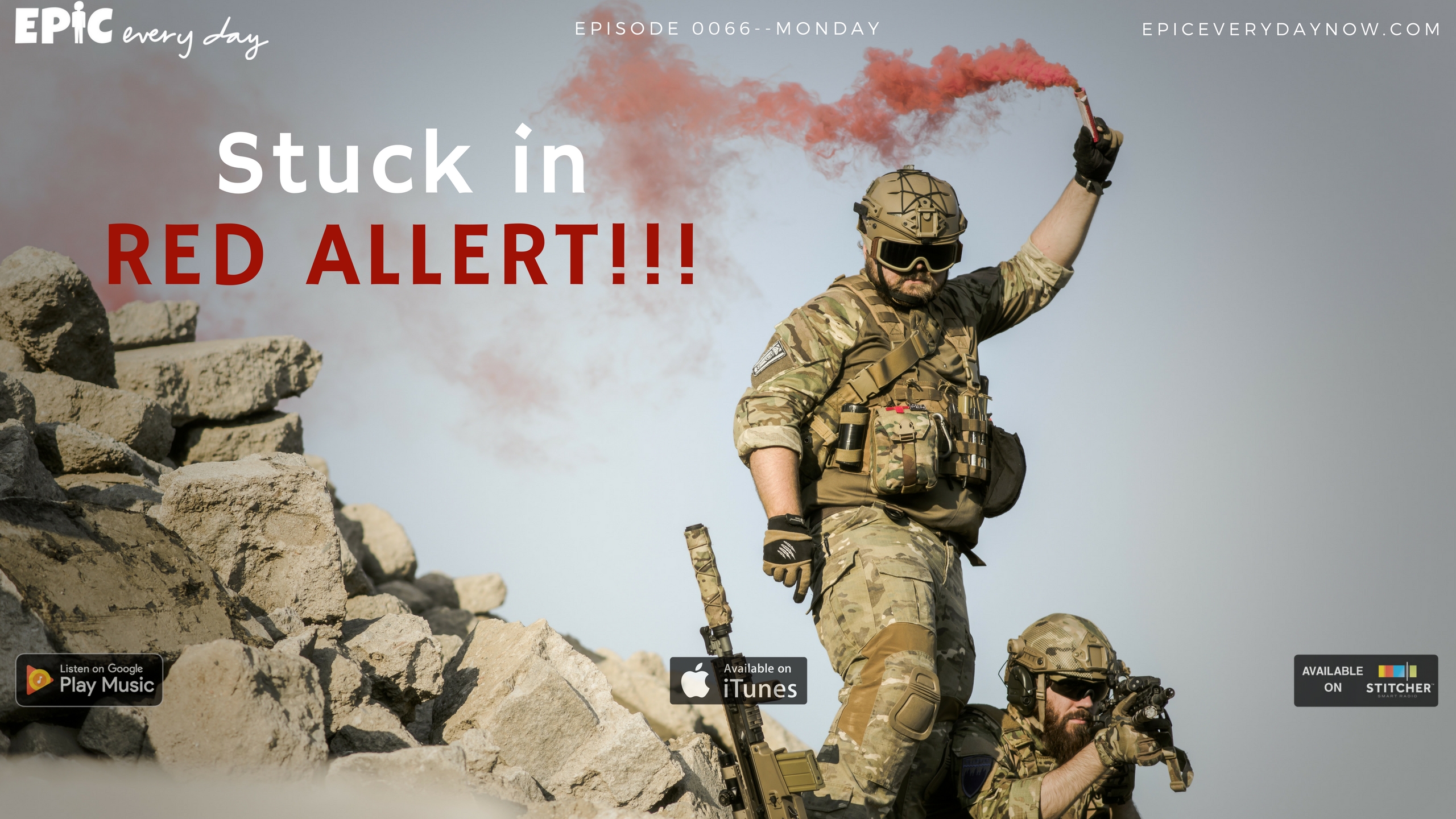 Stuck in RED ALLERT!!