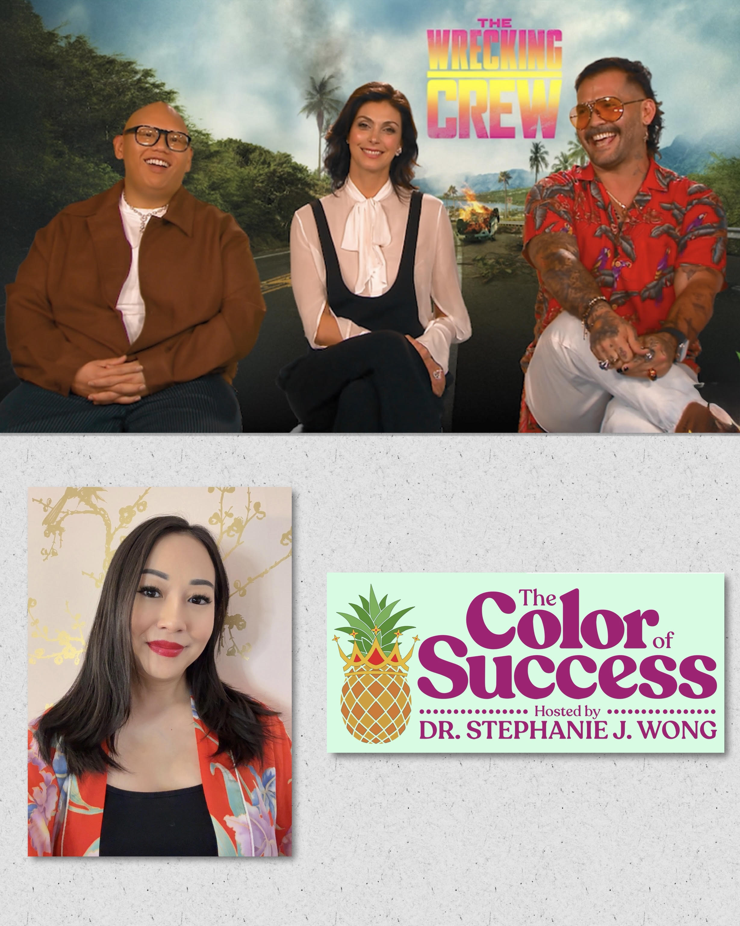 The Wrecking Crew Cast Interview | Jacob Batalon, Morena Baccarin, Ángel Manuel Soto