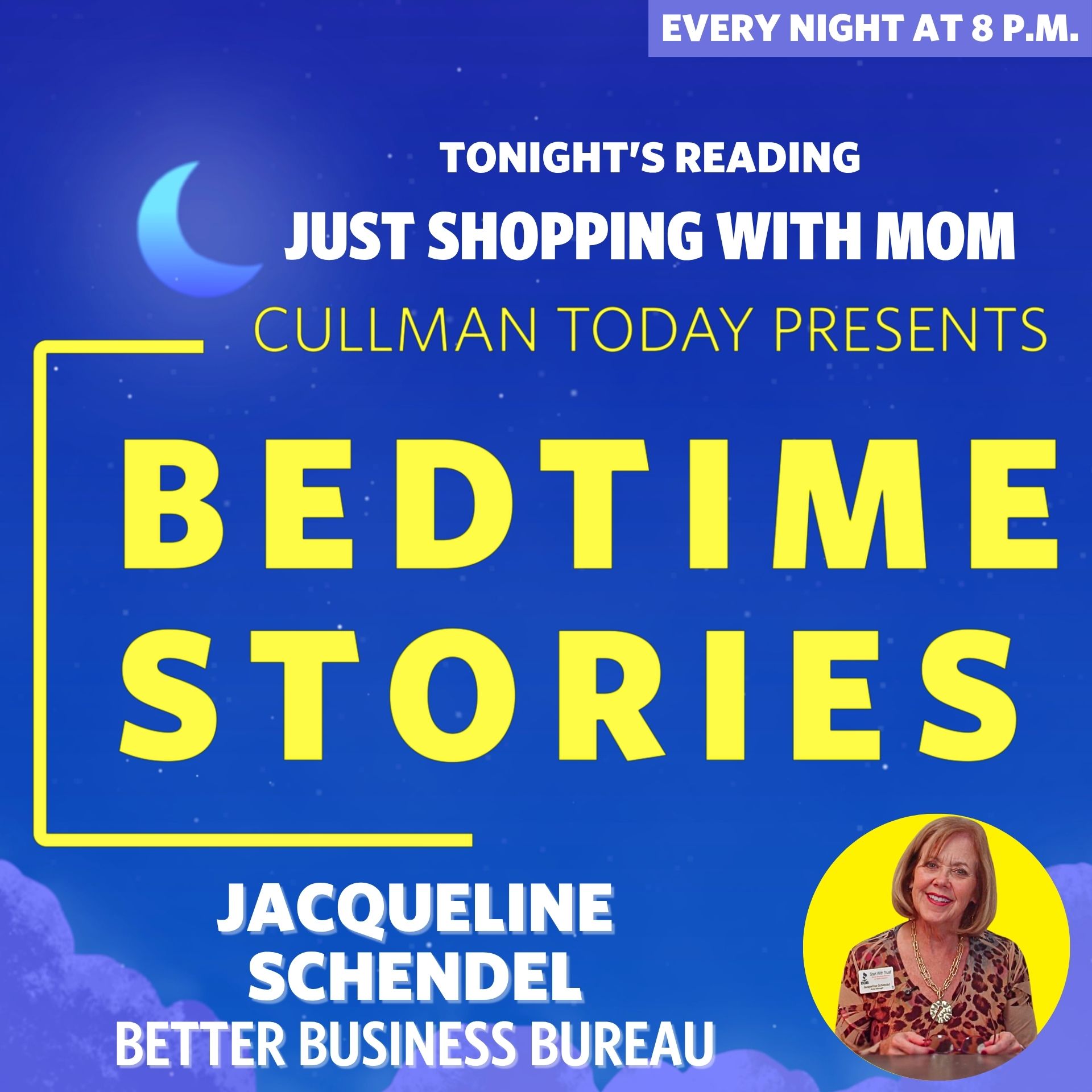 Bedtime Stories – Jacqueline Schendel reads Just Shopping With Mom