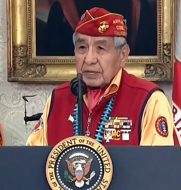 36. Navajo Code Talker Peter MacDonald and Route 66