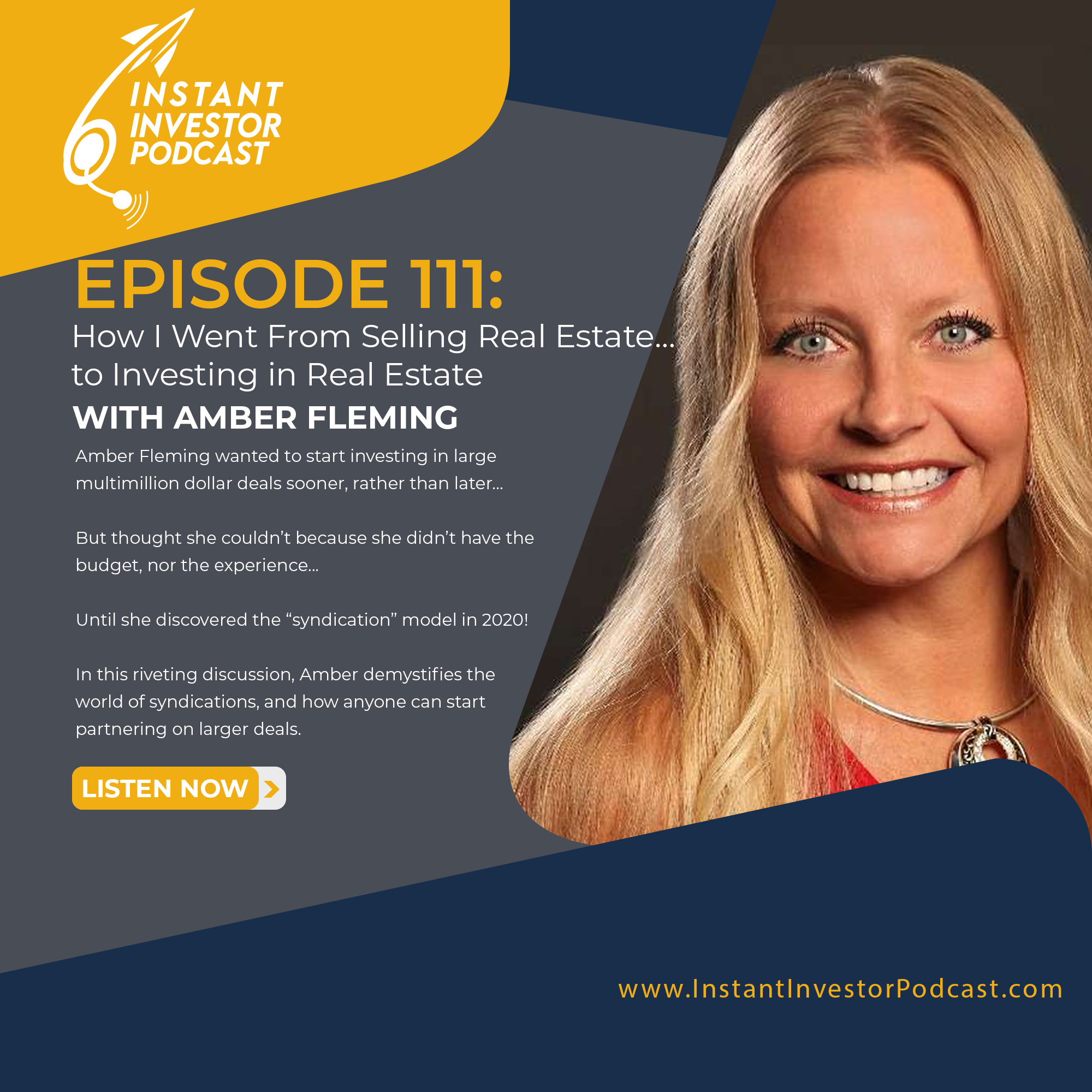 Episode 111 – “How I Went From Selling Real Estate… to Investing in Real Estate”