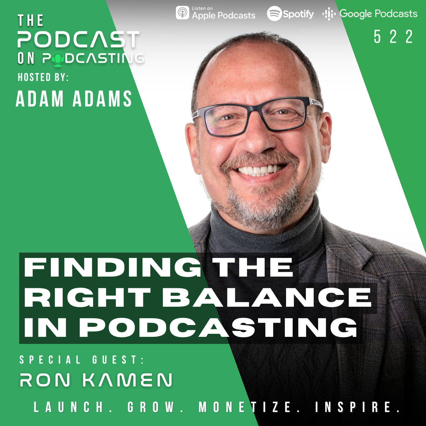 Finding The Right Balance In Podcasting - Ron Kamen [522]