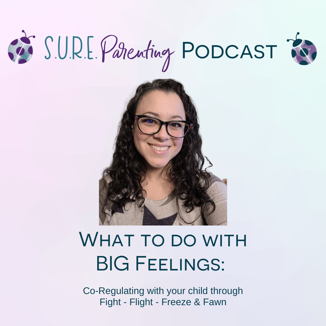 S4 E8 - BIG Feelings and how to Co-Regulate through Fight, Flight, Freeze, or Fawn - Nervous System Understanding