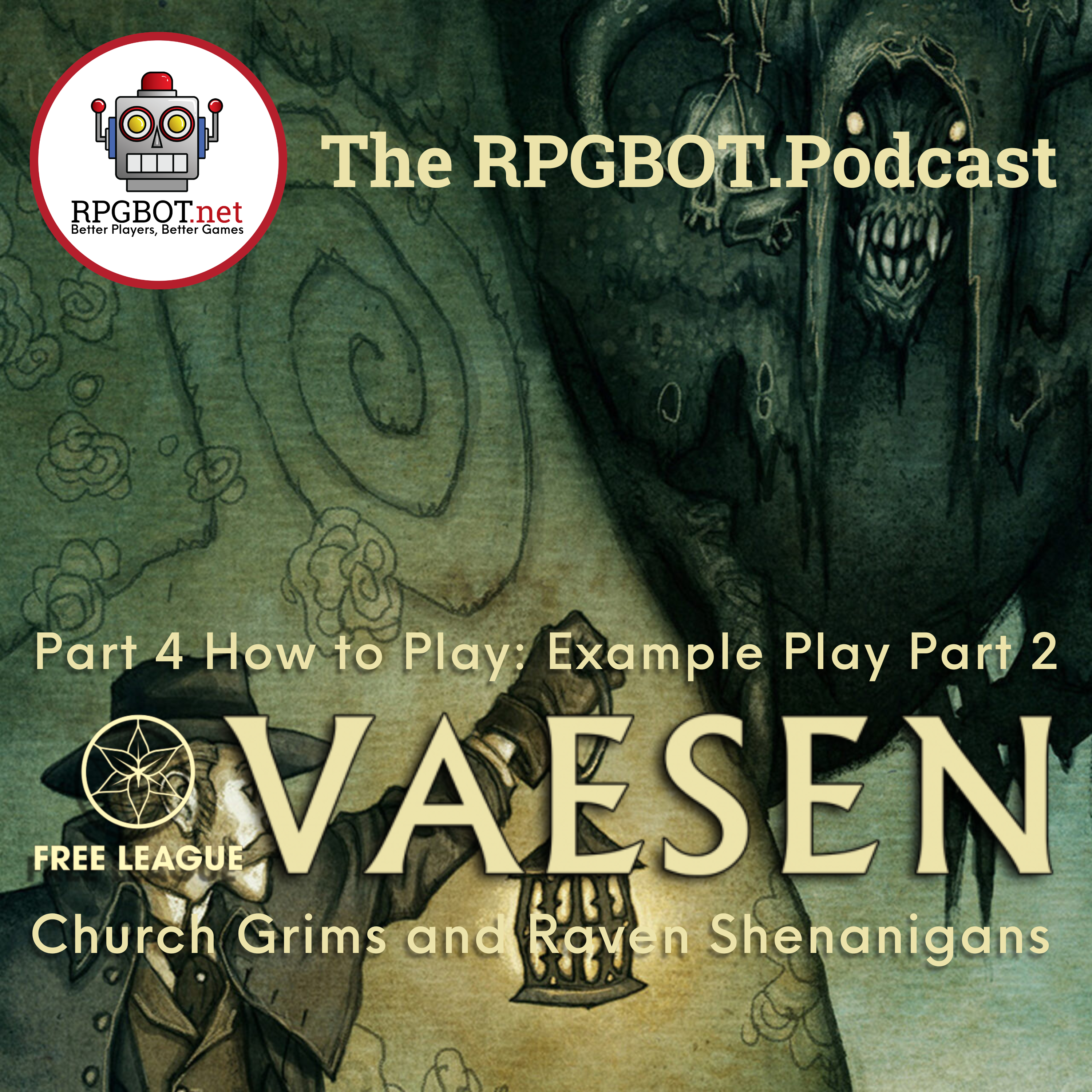 How to Play Vaesen 4 - Example Play Part 2 - Church Grims and Raven Shenanigans