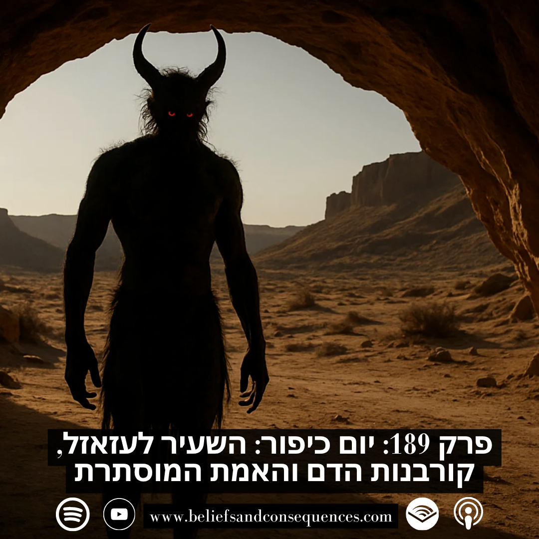 פרק 189 | יום כיפור: השעיר לעזאזל, קורבנות הדם והאמת המוסתרת