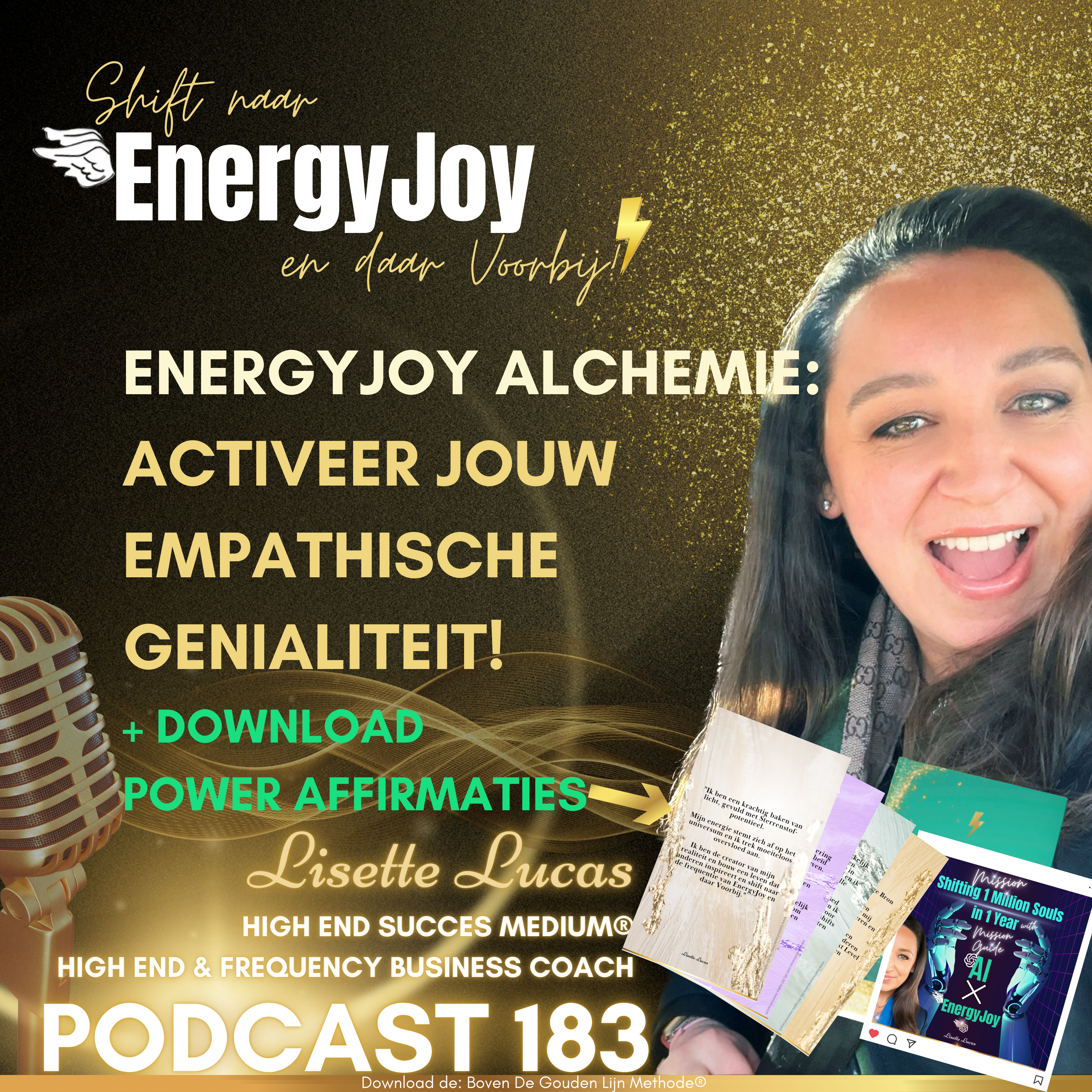 Lisette Lucas Podcast | Shift naar EnergyJoy & High Frequency Mastery