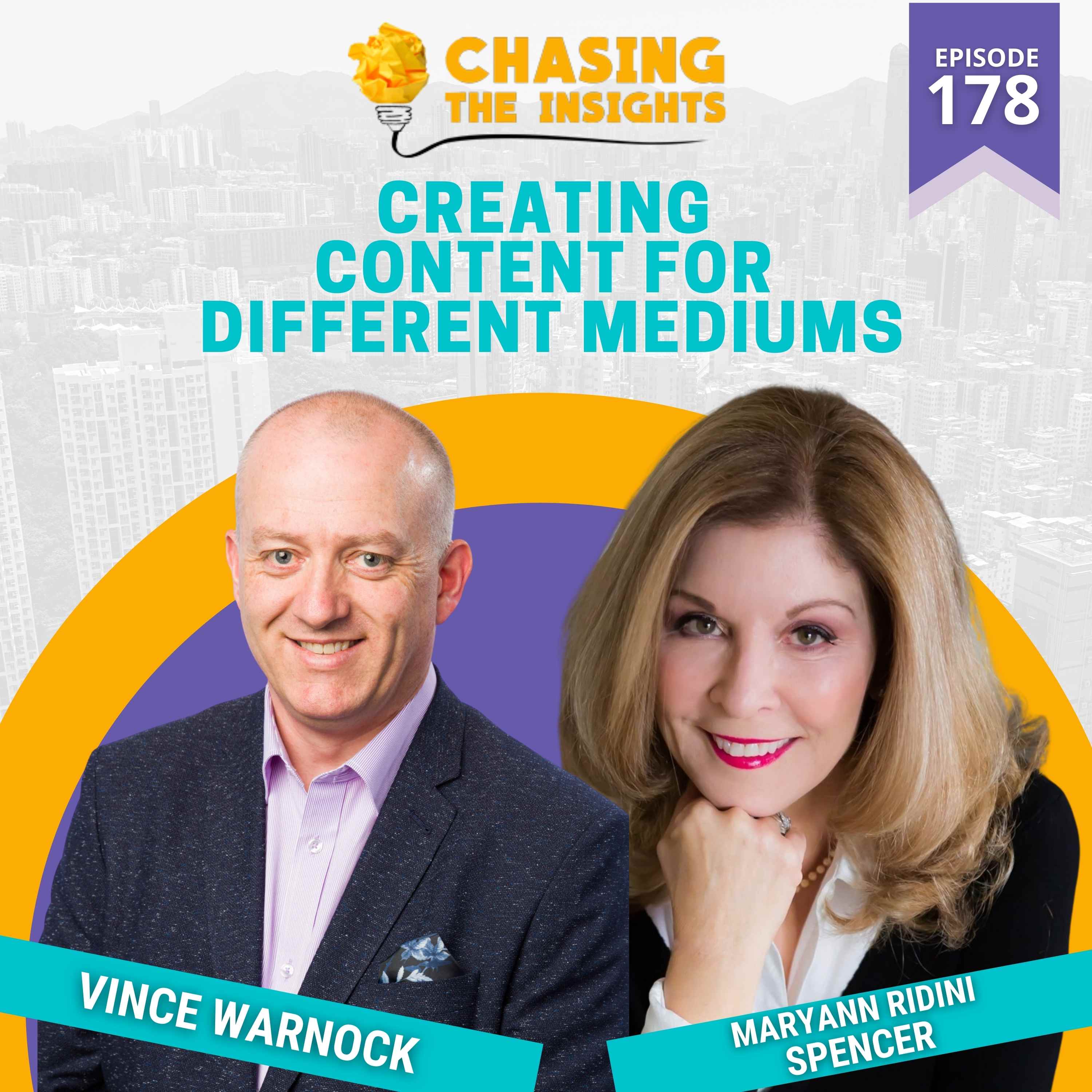 EP178 - Maryann Ridini Spencer on Creating Content for Different Mediums