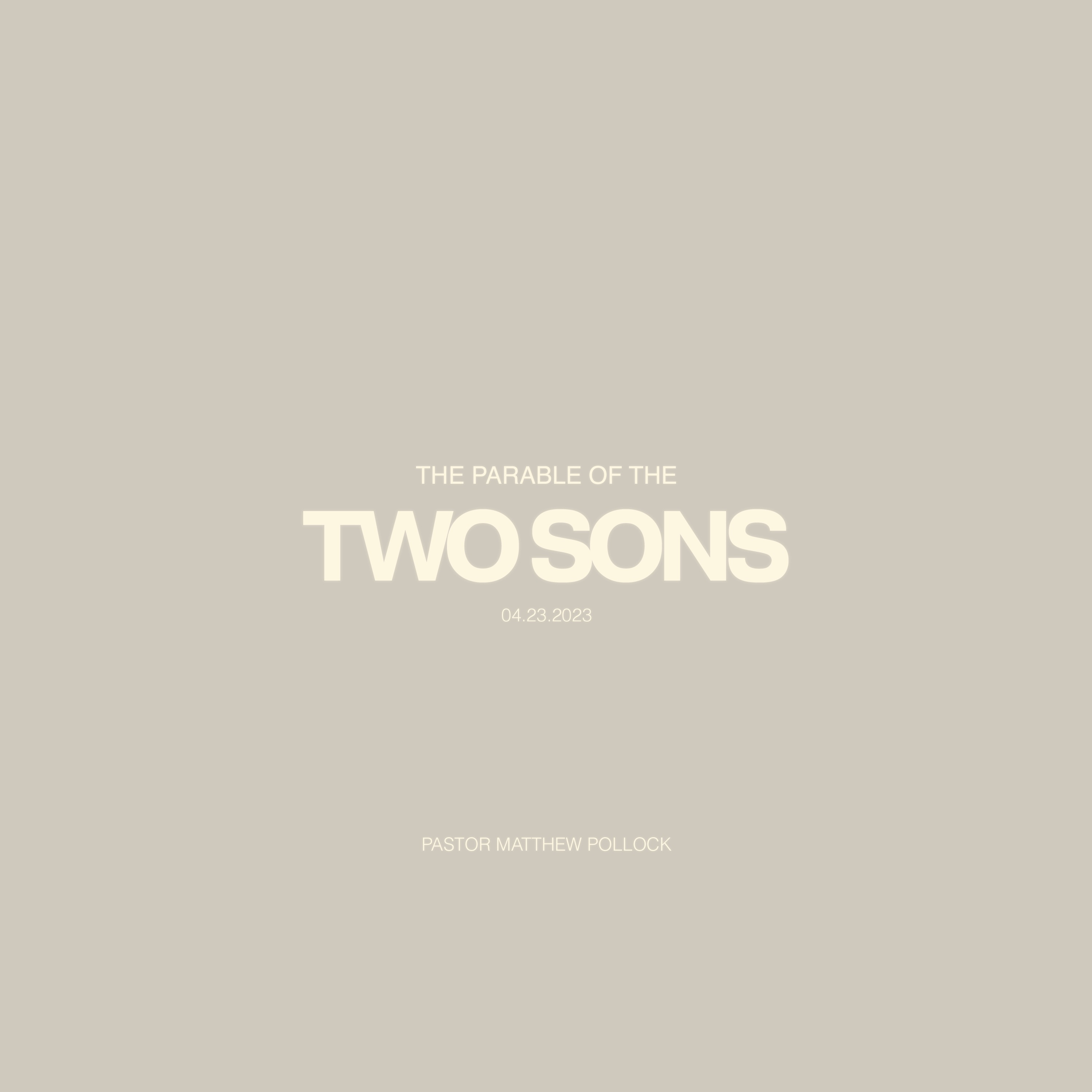 The Parable Of The Two Sons episode artwork